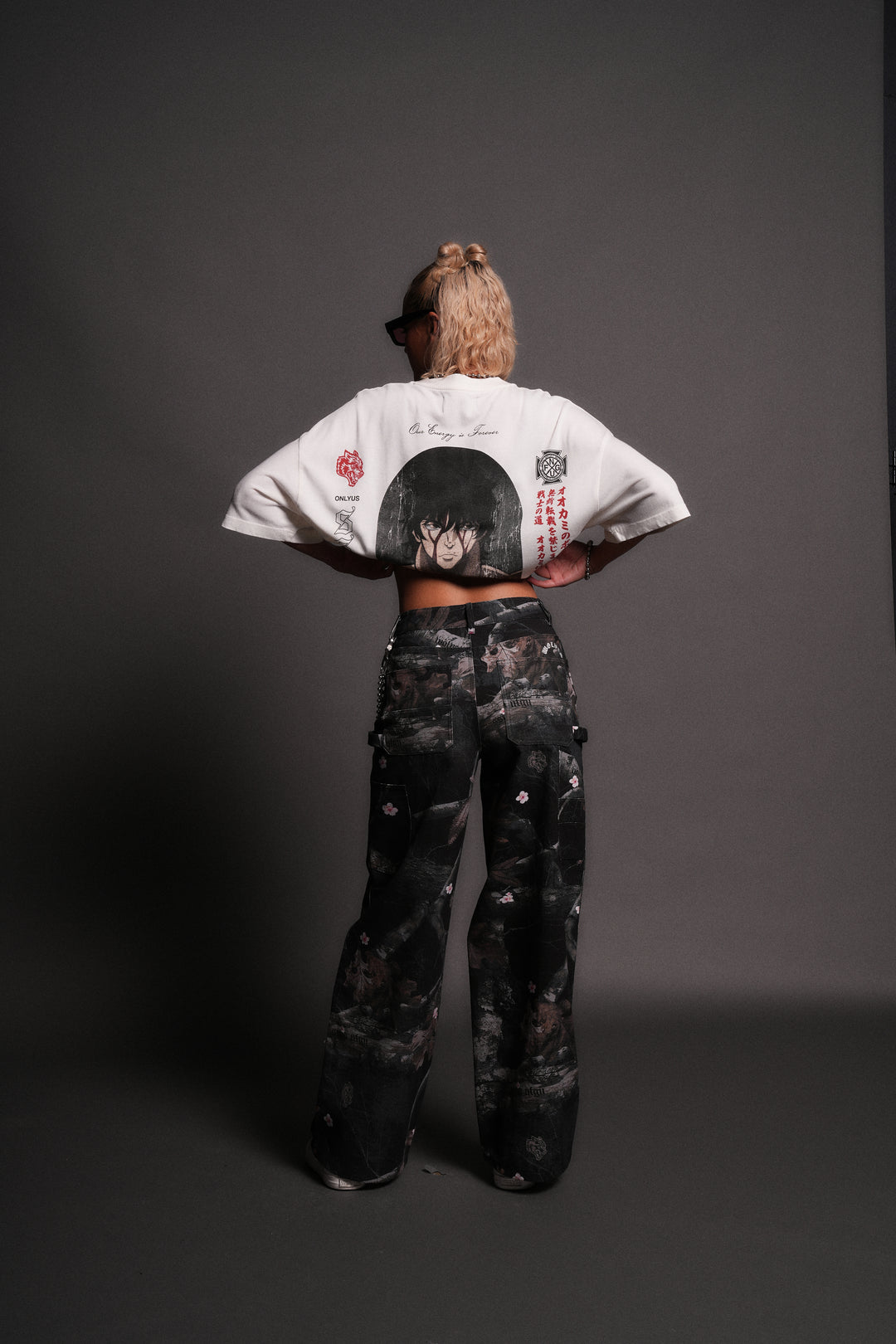 Unbreakable Will "Premium" Oversized Tee in Cream
