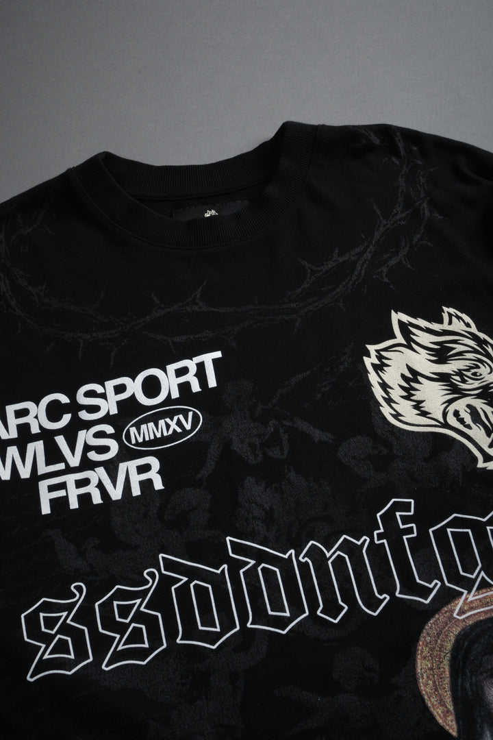 Creed Premium Oversized Tee in Black