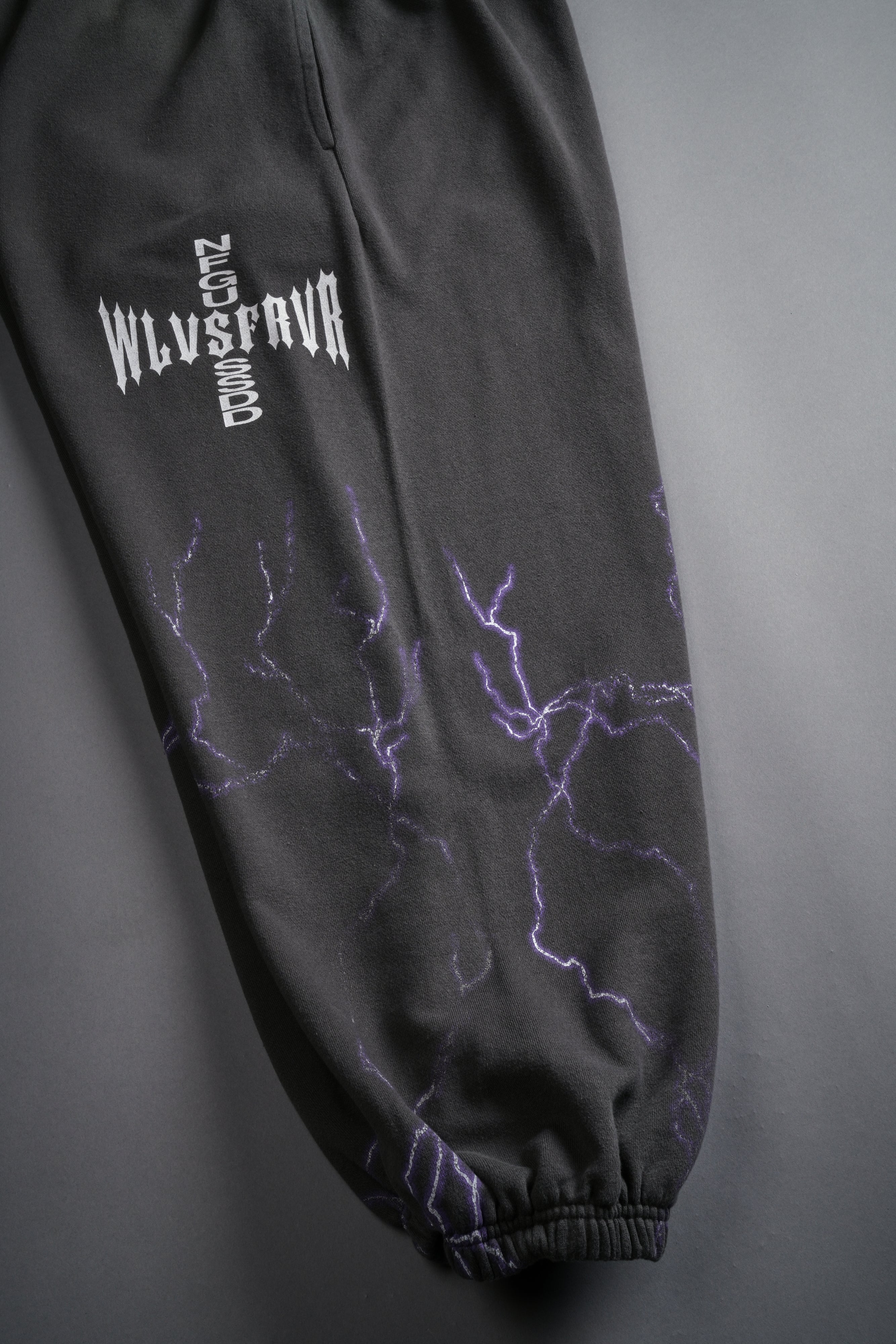 Iron Code Lounger Sweat Pants in Wolf Gray Drift Wash