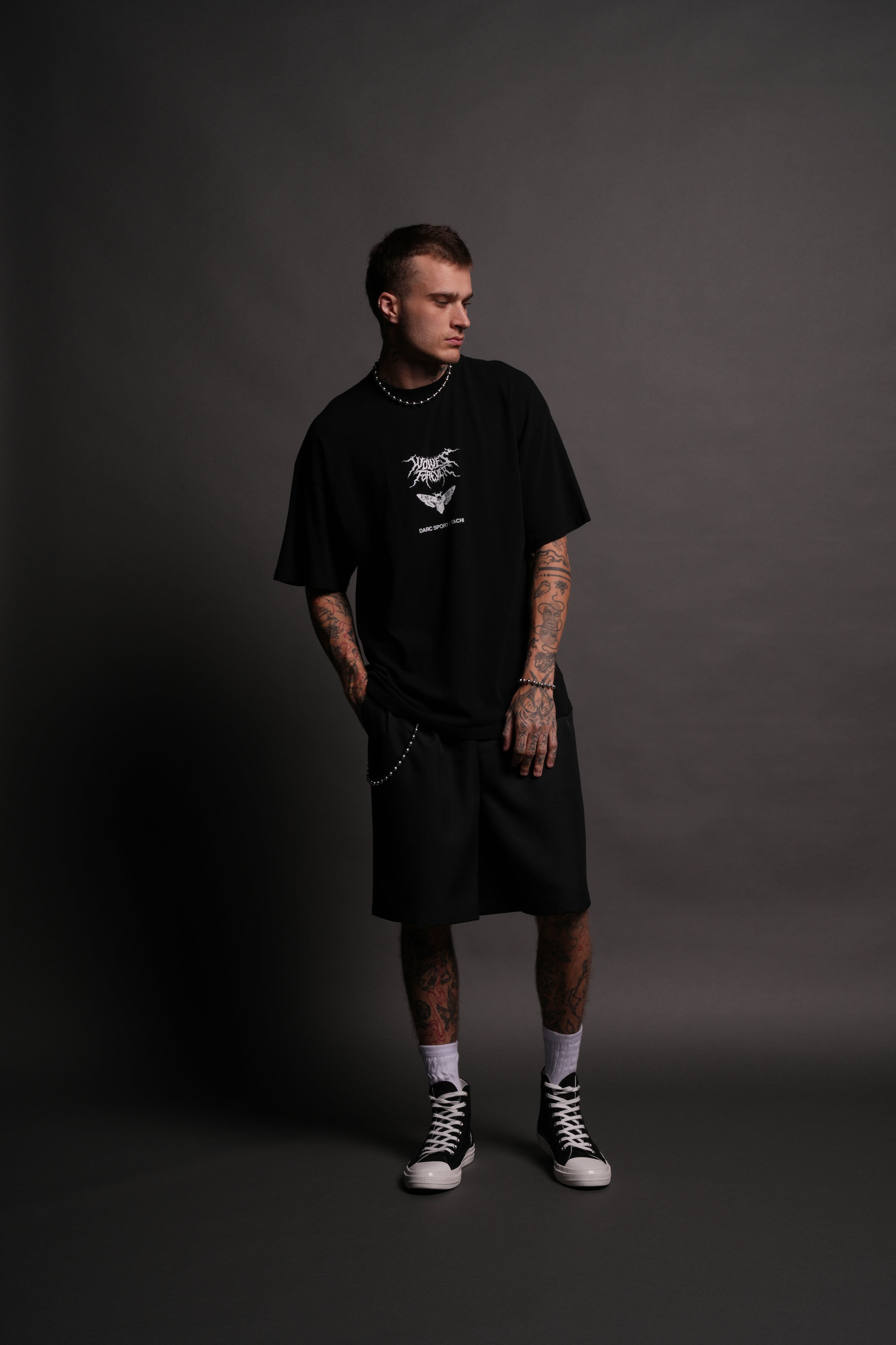 Will of Fire "Premium" Oversized Tee in Black