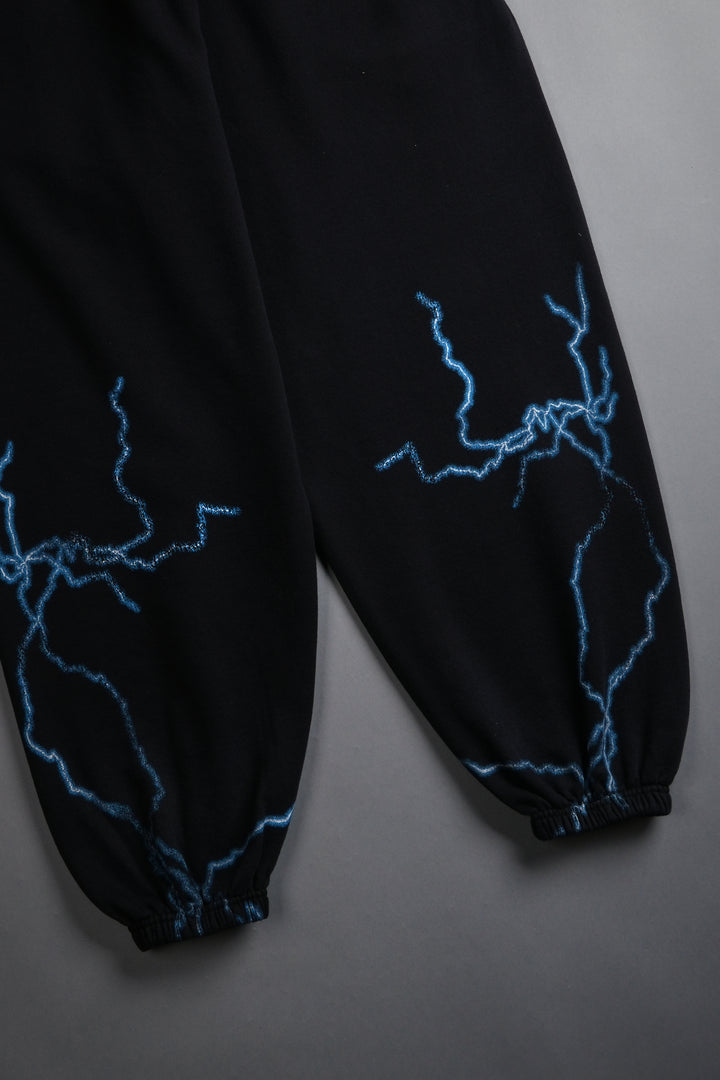 Iron Code Lounger Sweat Pants in Black Drift Wash