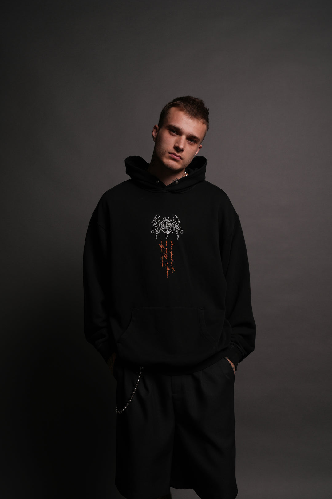 Behind the Mask "Pierce" Hoodie in Black
