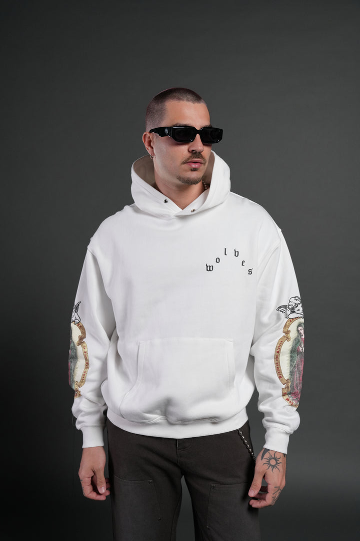 Holy Vow "Pierce" Hoodie in Cream