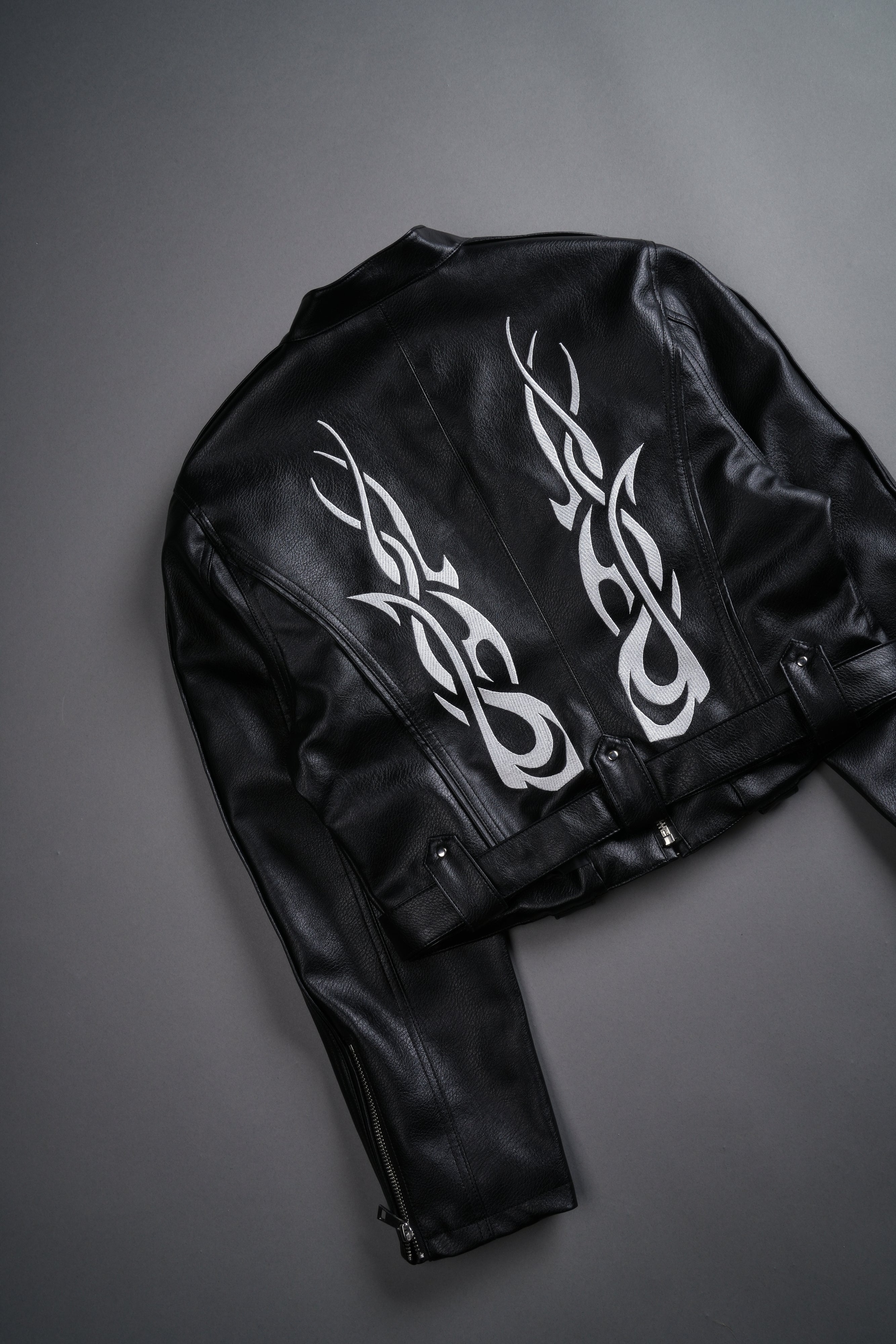 Wolf Chopper Finite Code Letty She Moto Jacket in Black