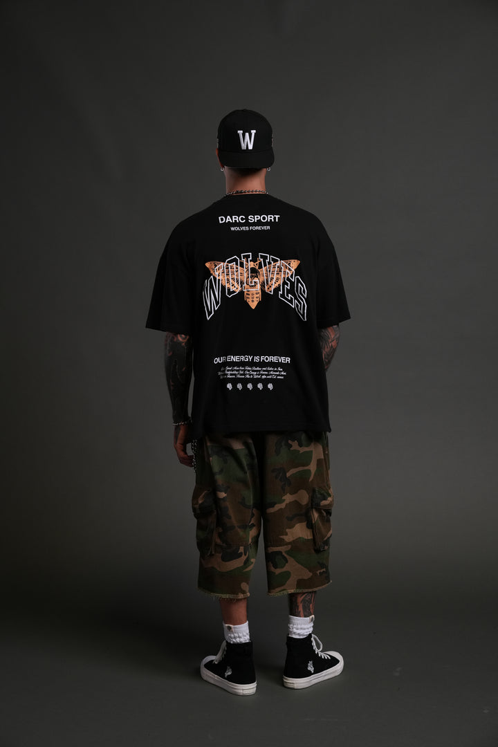 Death Moth Forever "Premium" Oversized Tee in Black