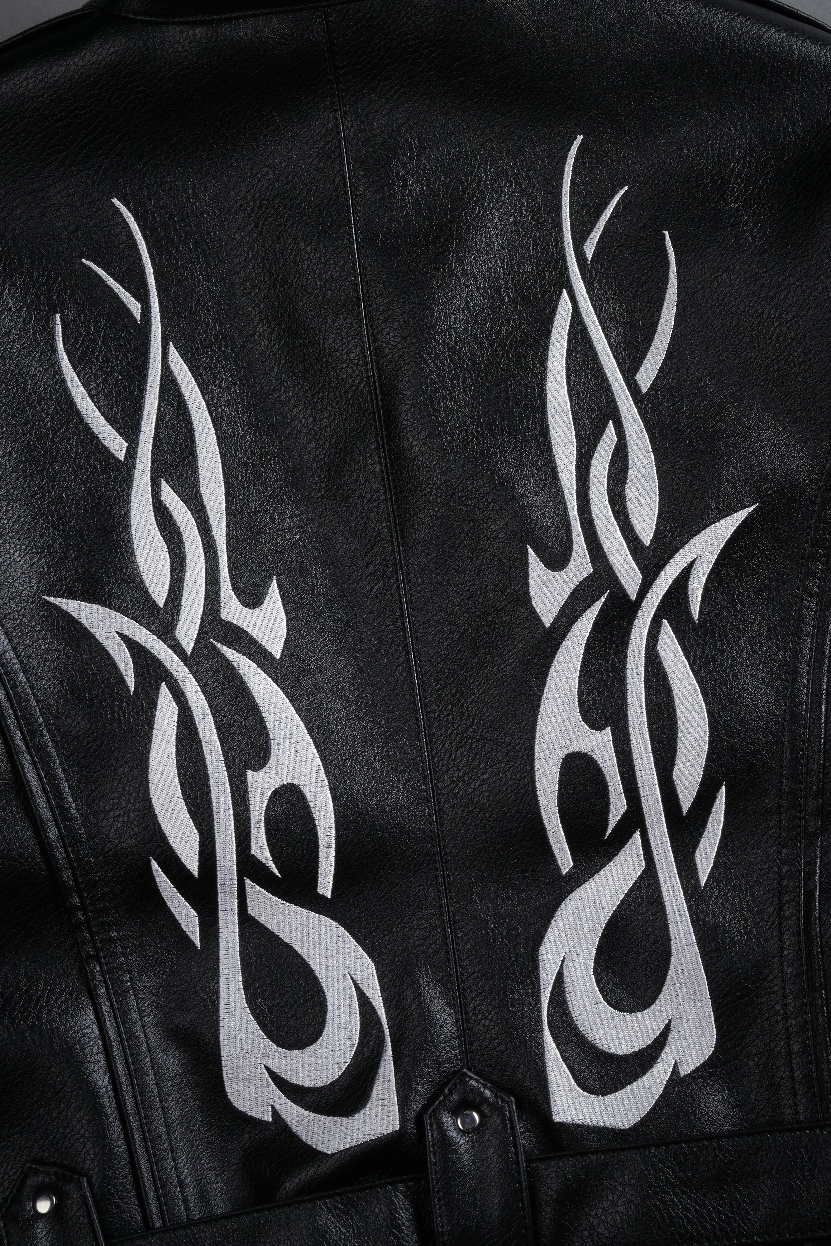 Wolf Chopper Finite Code Letty She Moto Jacket in Black