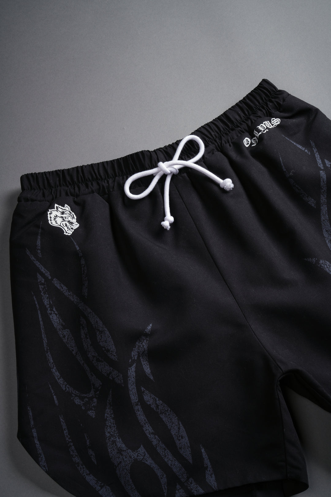 Finite Flame Phantom Compression Shorts in Black