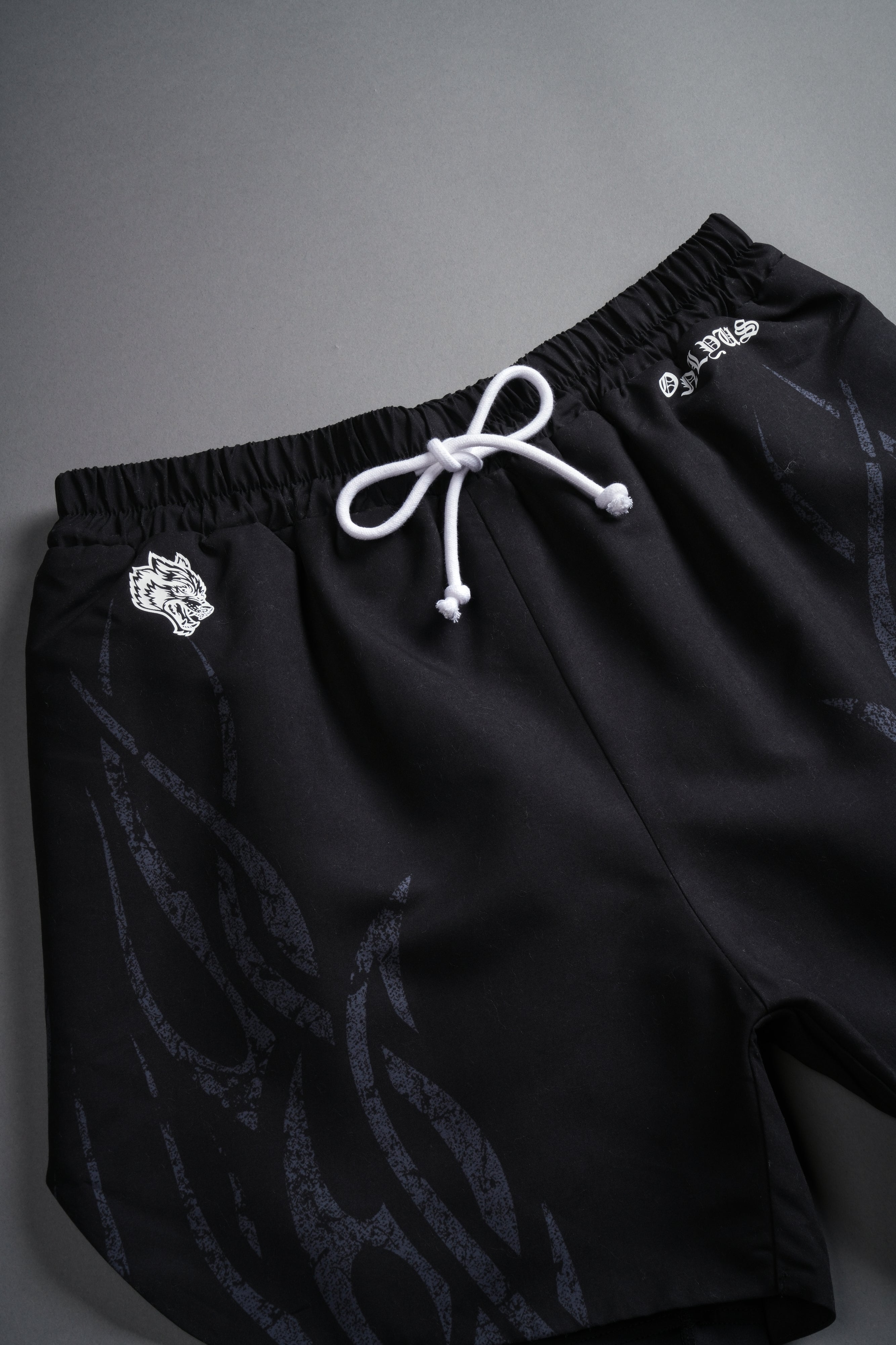 Finite Flame Phantom Compression Shorts in Black