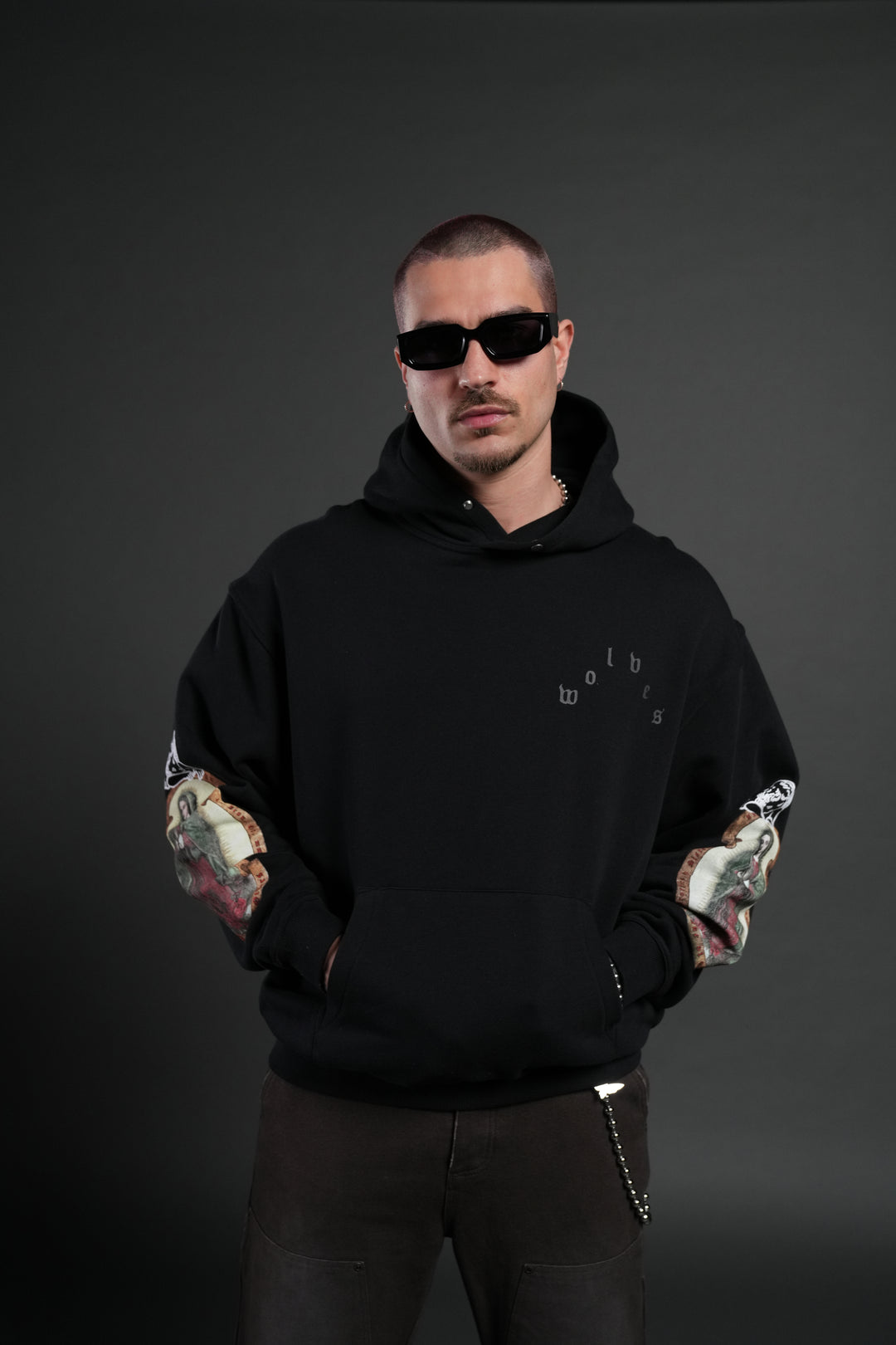 Holy Vow "Pierce" Hoodie in Black