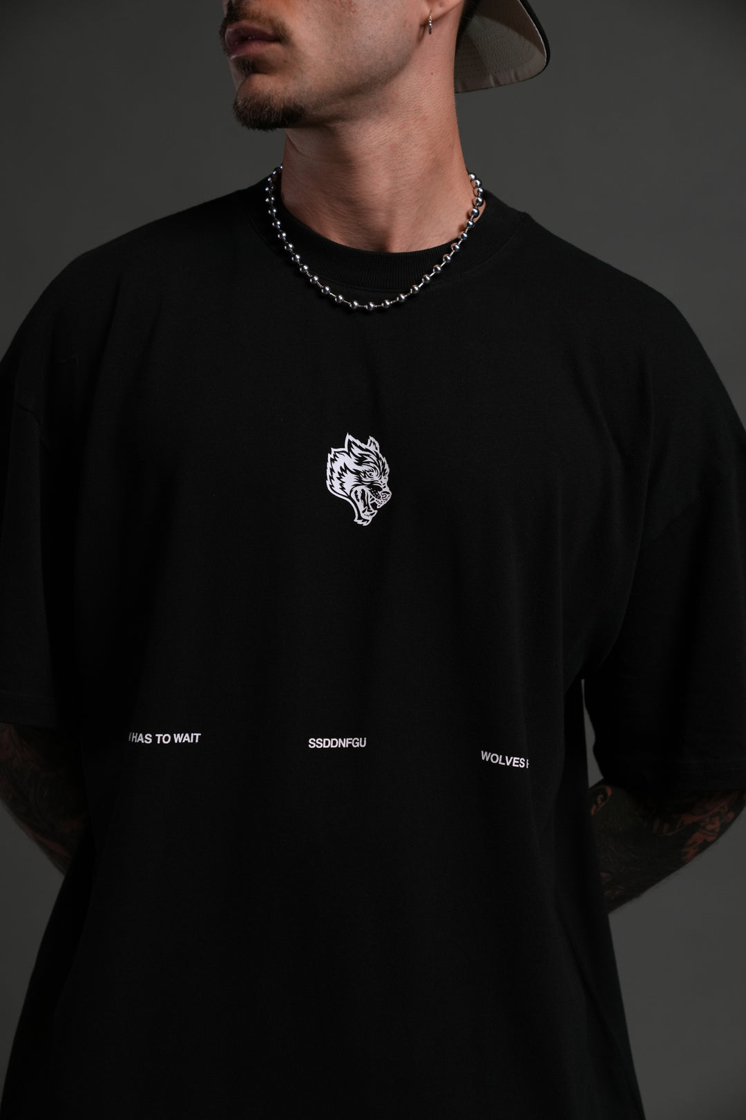 Death Moth Forever "Premium" Oversized Tee in Black
