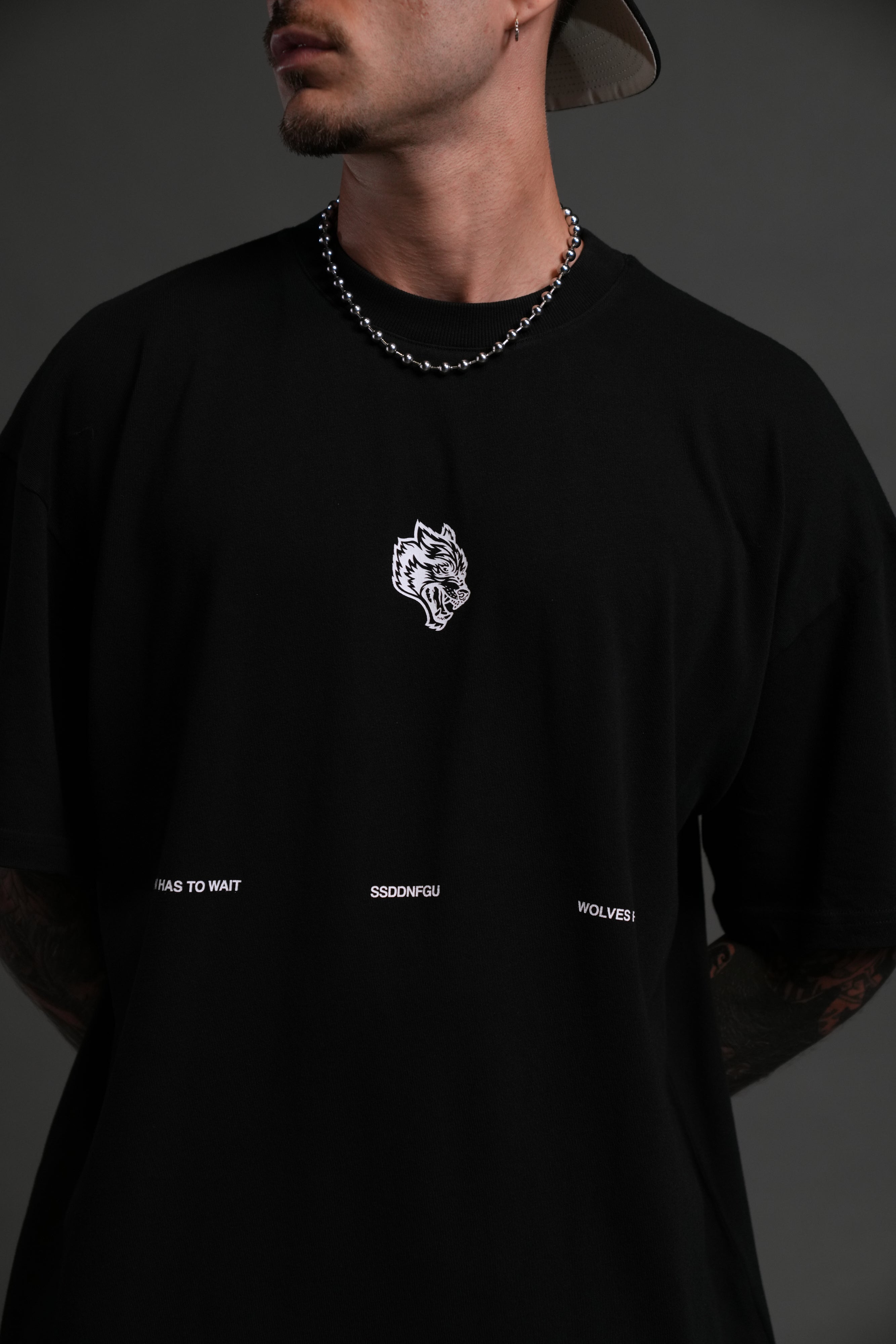 Death Moth Forever "Premium" Oversized Tee in Black