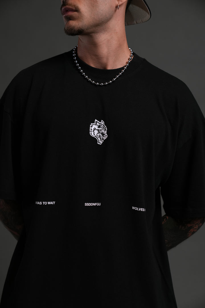 Death Moth Forever "Premium" Oversized Tee in Black