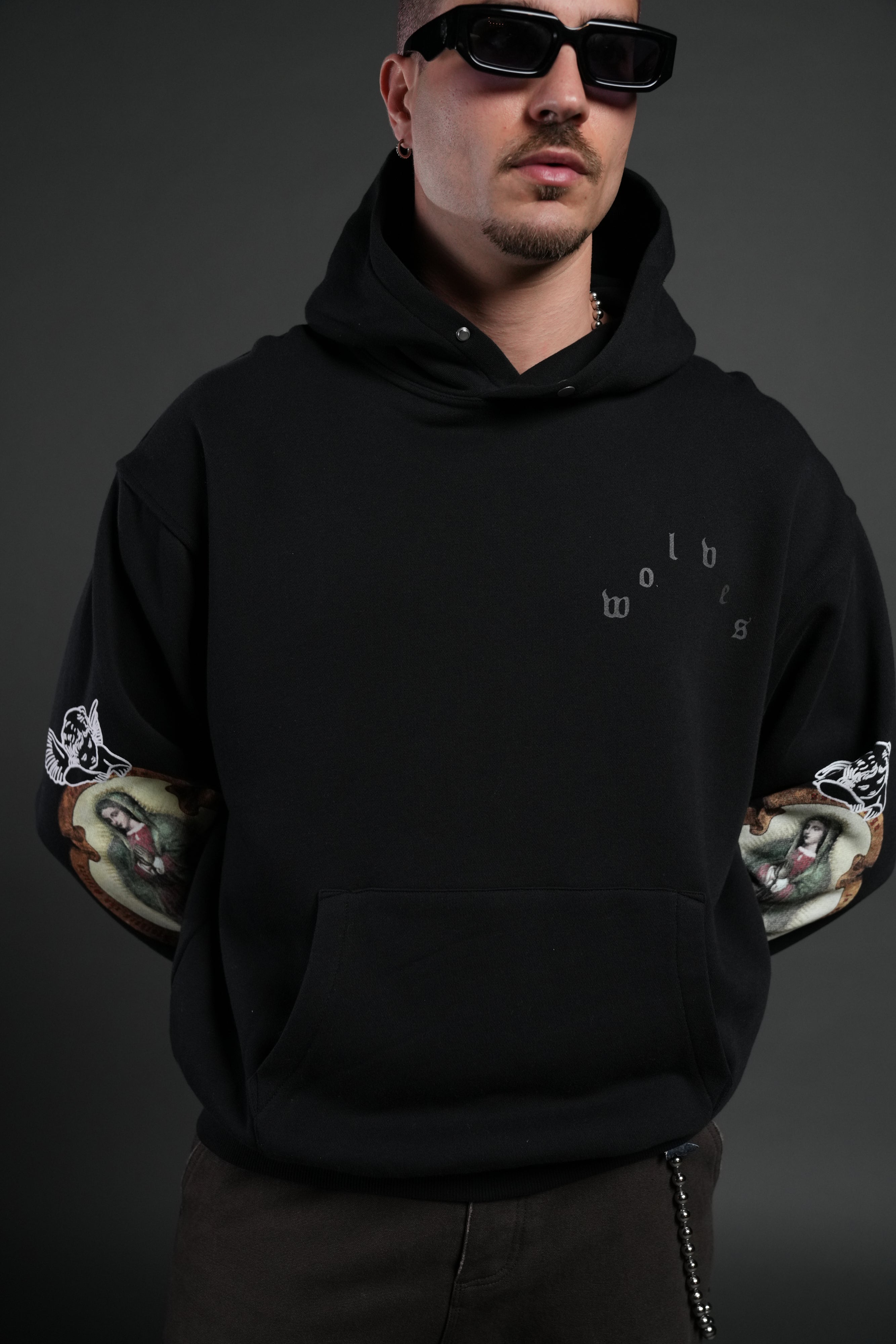 Holy Vow "Pierce" Hoodie in Black