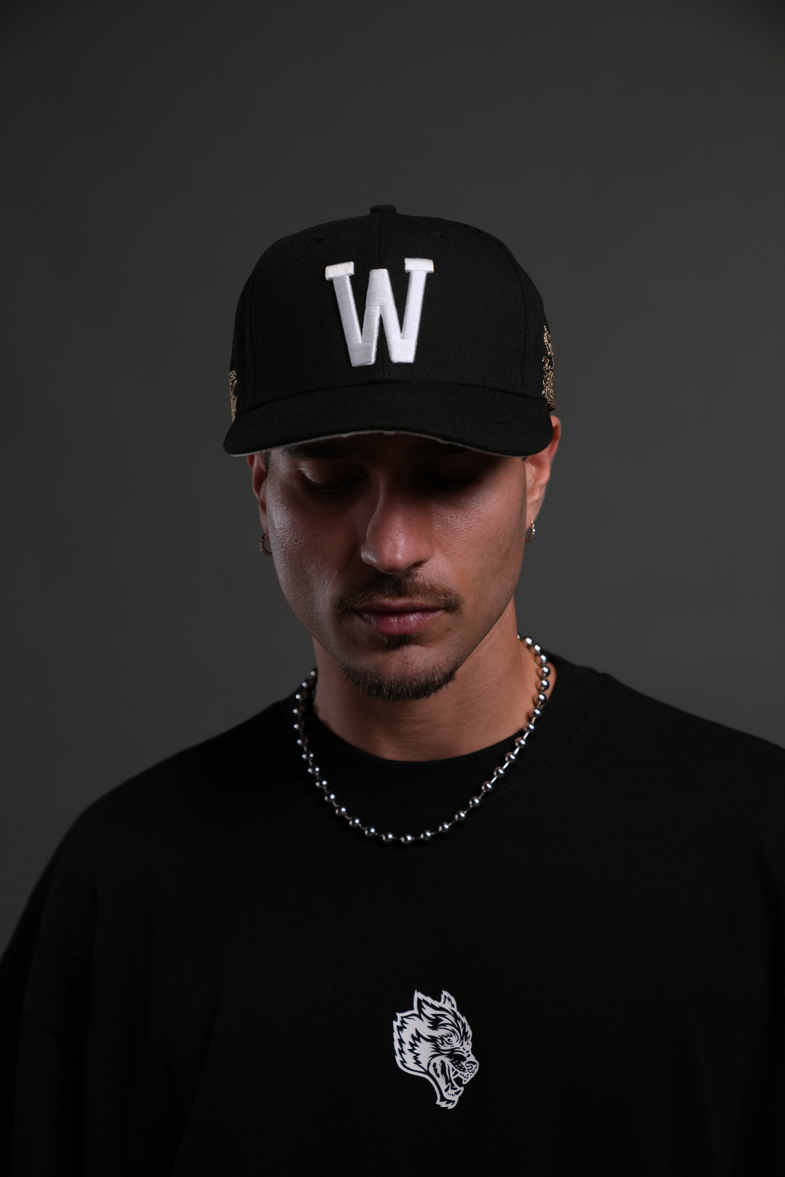 Hesh Core Fitted Cap in Black