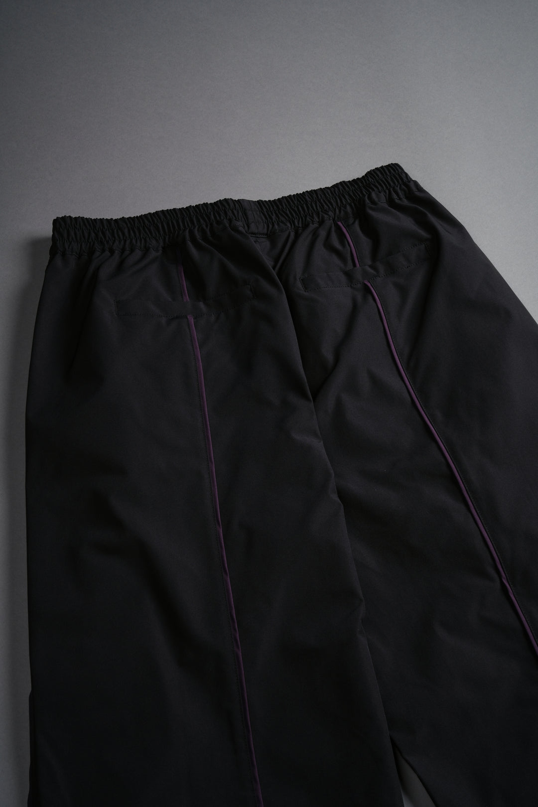 Dual Wolf Men's Quinn Track Pants in Black/Phantom Purple
