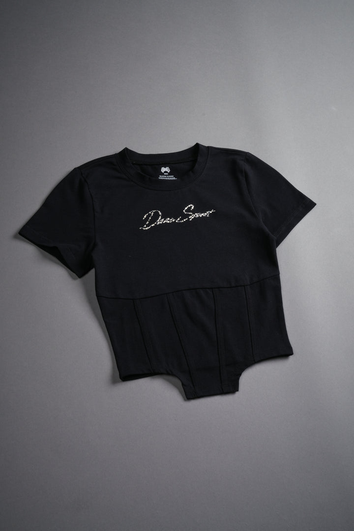 Darc Star Salem Corset Tee in Black