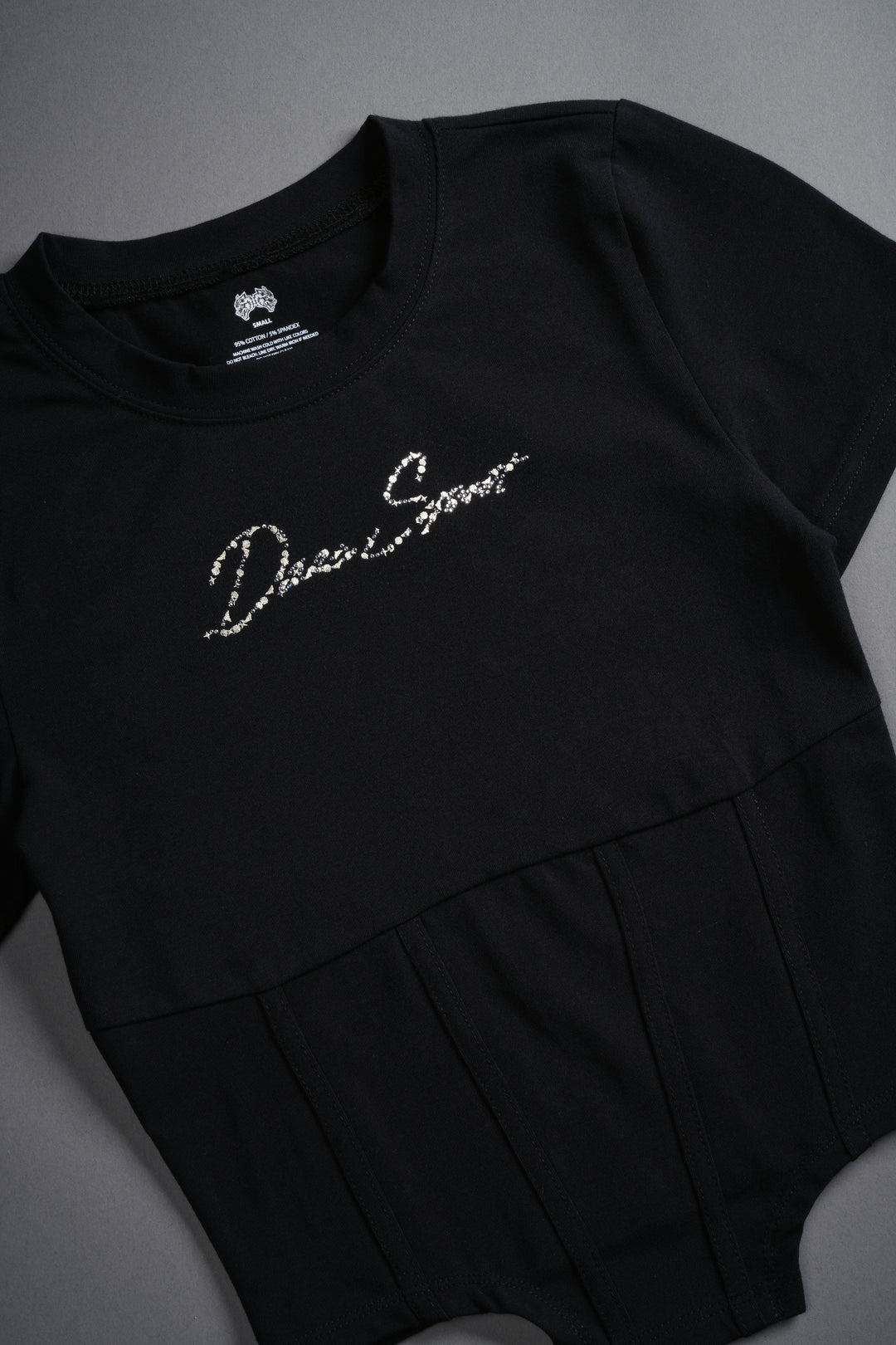 Darc Star Salem Corset Tee in Black