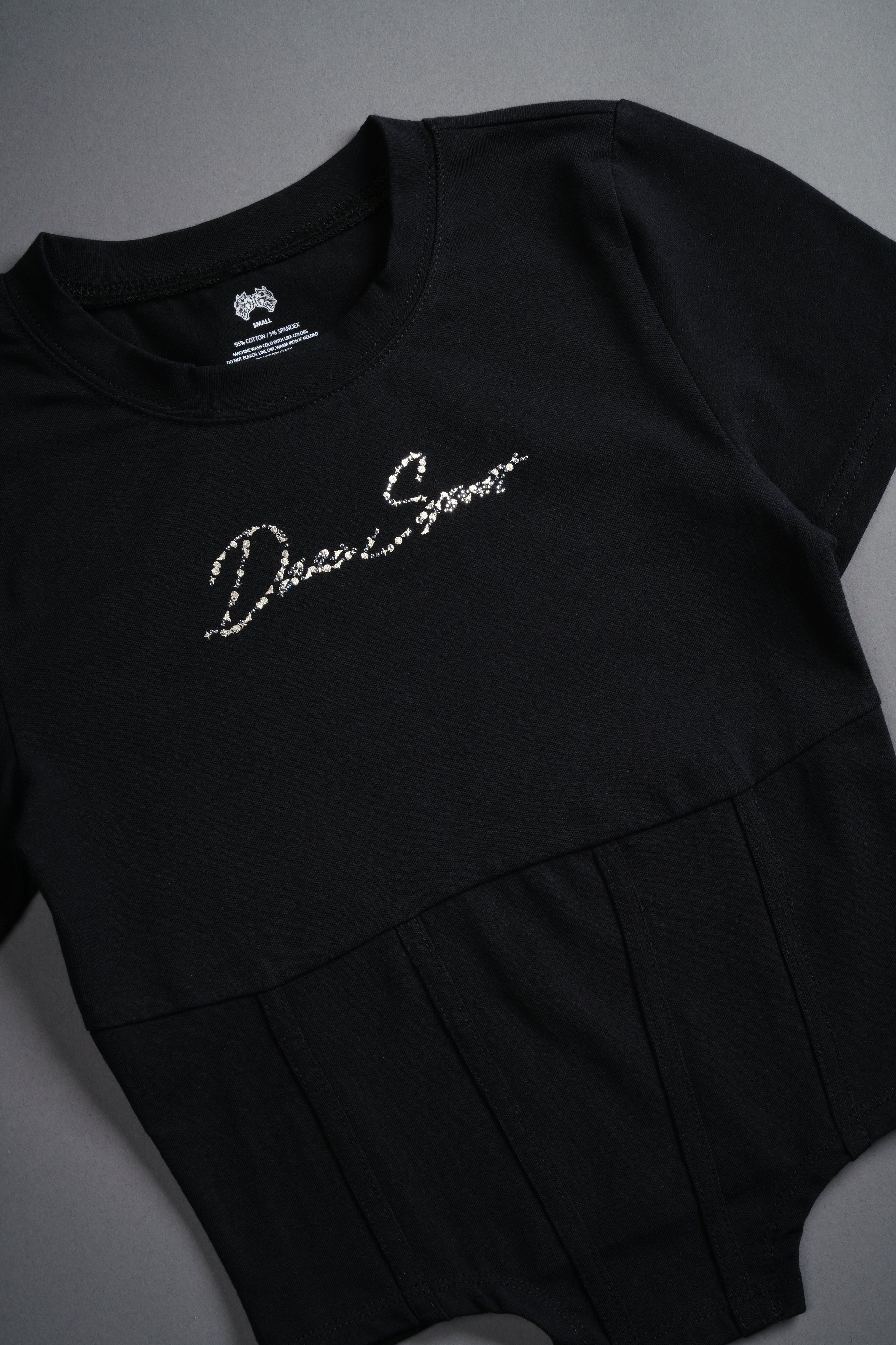 Darc Star Salem Corset Tee in Black