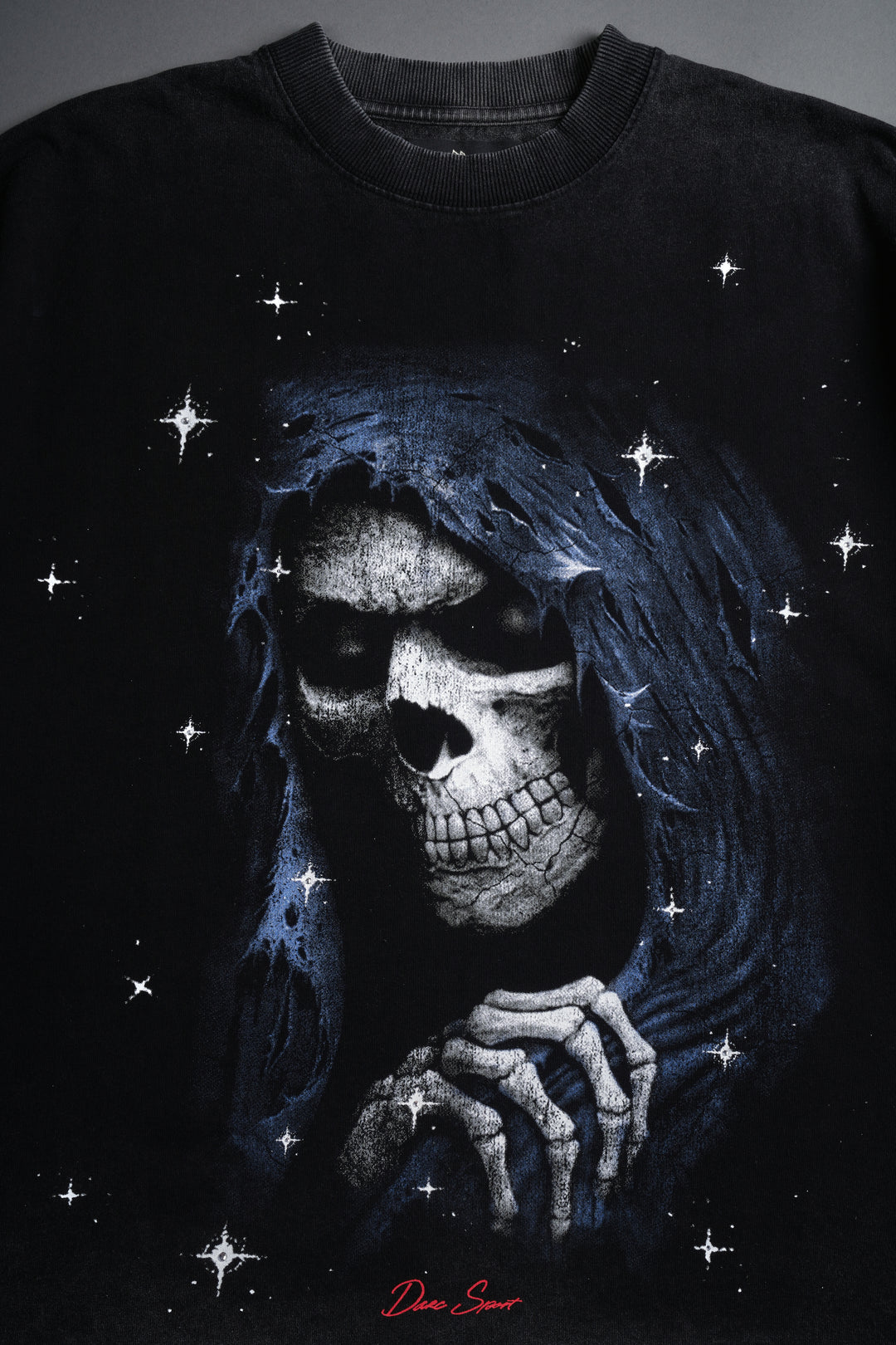 Grim Future Grunge "Box Cut" Tee in Black