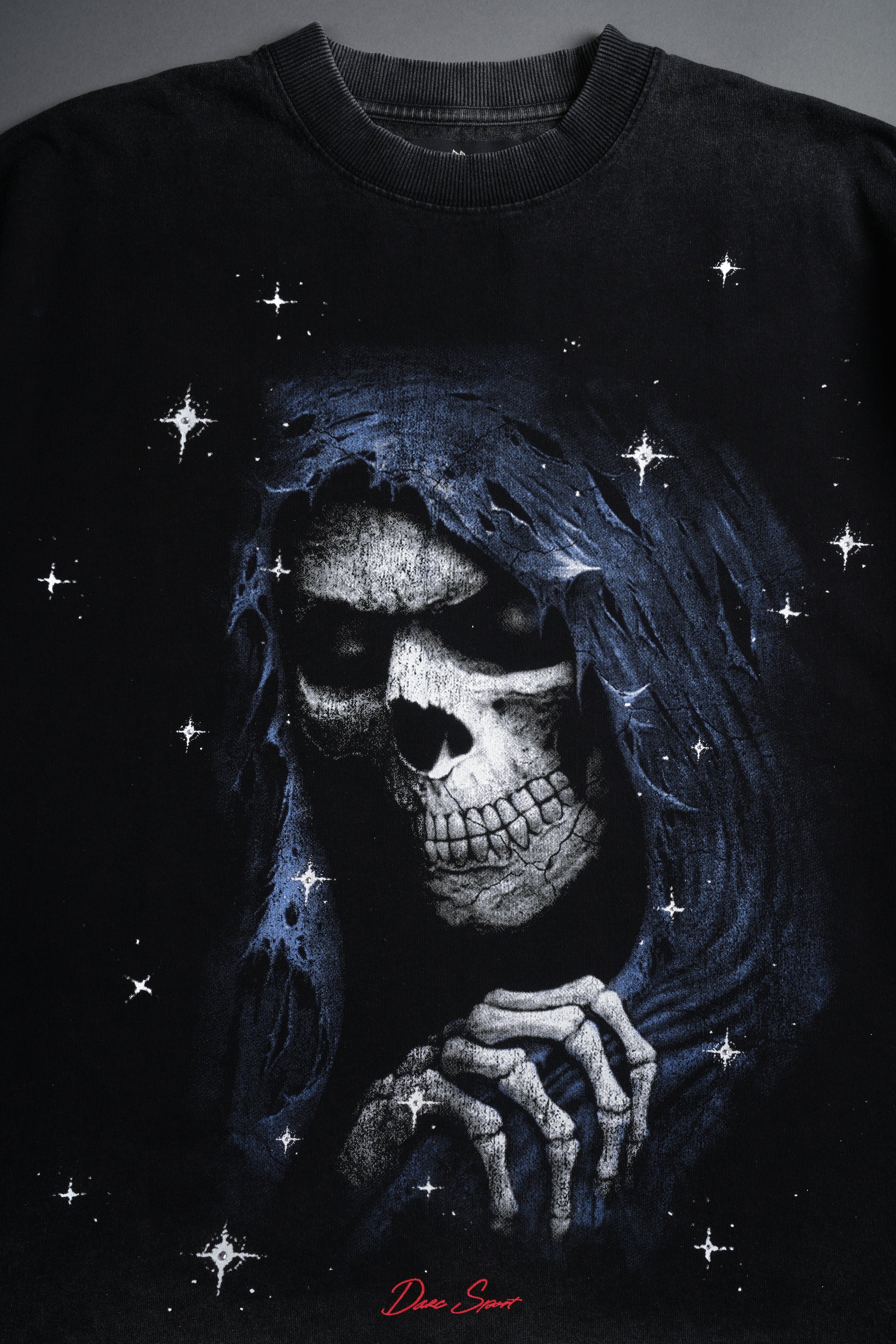 Grim Future Grunge "Box Cut" Tee in Black