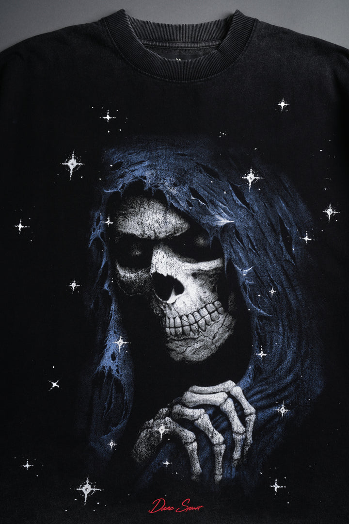 Grim Future Grunge "Box Cut" Tee in Black