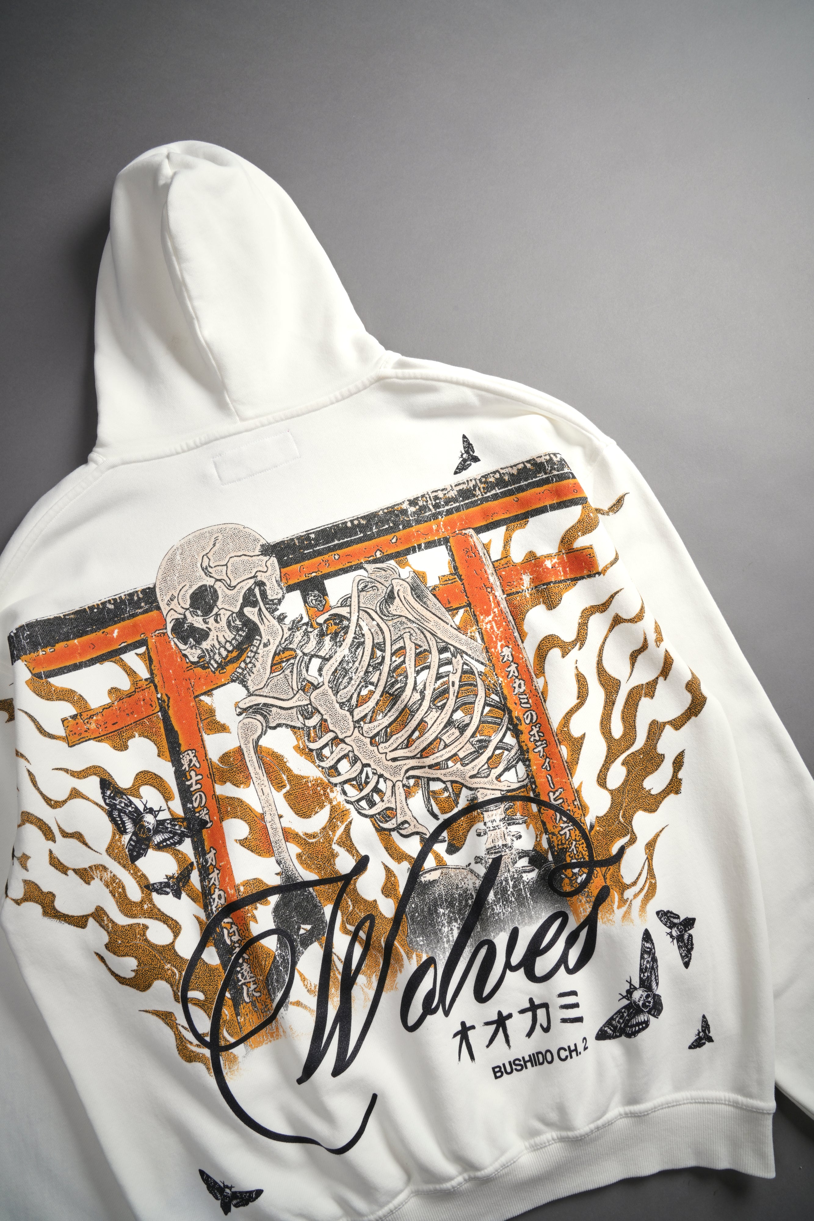 (1 Of 500) Through The Gates "Bishop" Hoodie in Cream