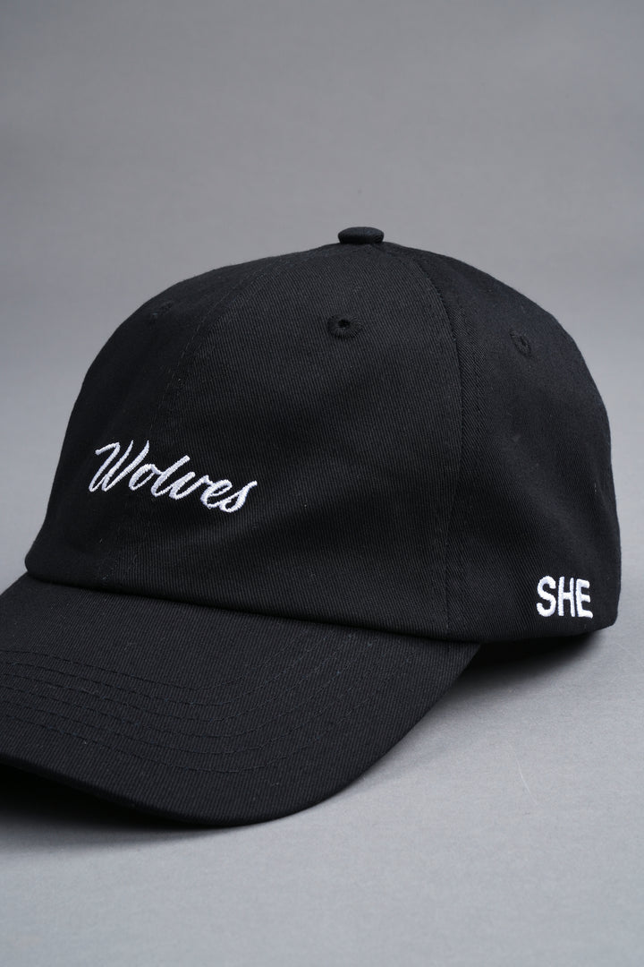 She Wolves V2 Dad Hat in Black