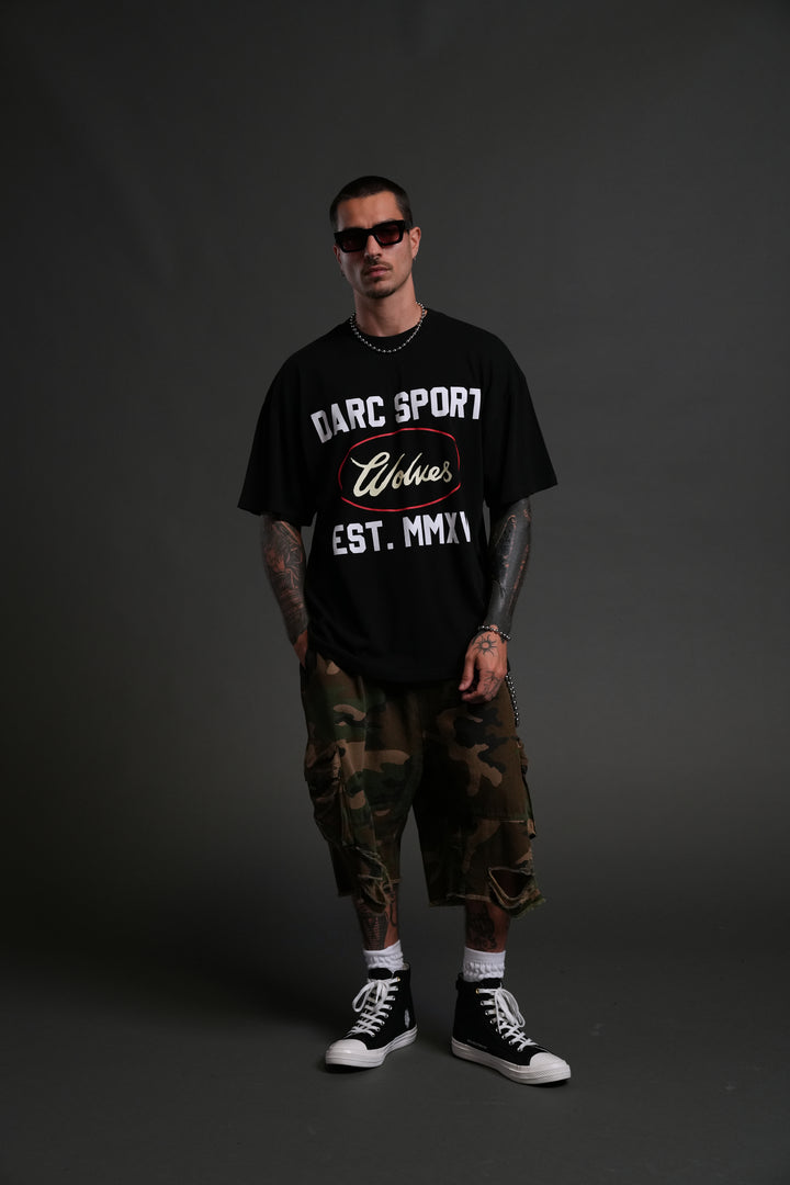 Darc Sport MMXV "Premium" Oversized Tee in Black