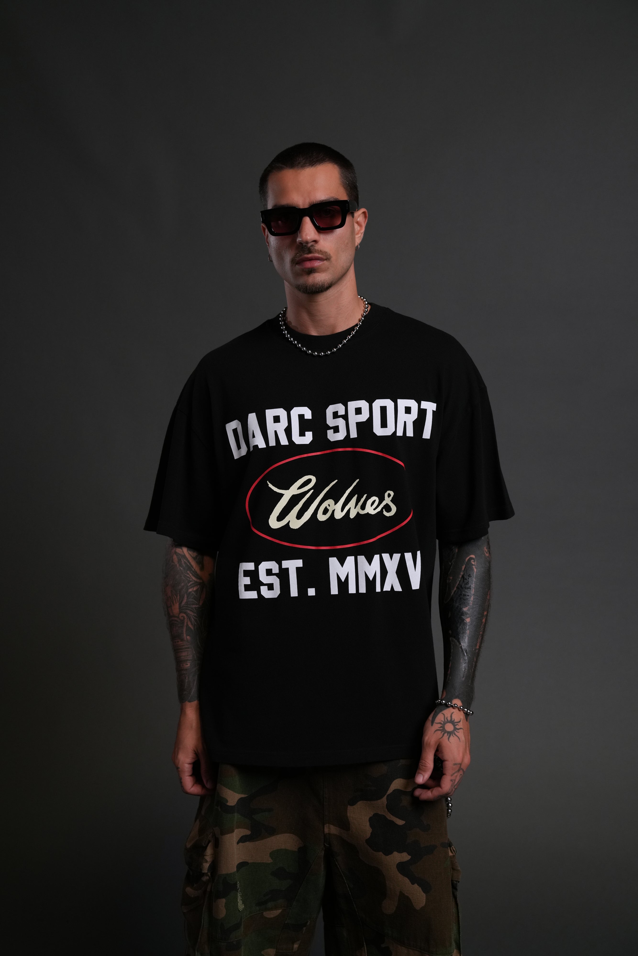 Darc Sport MMXV "Premium" Oversized Tee in Black