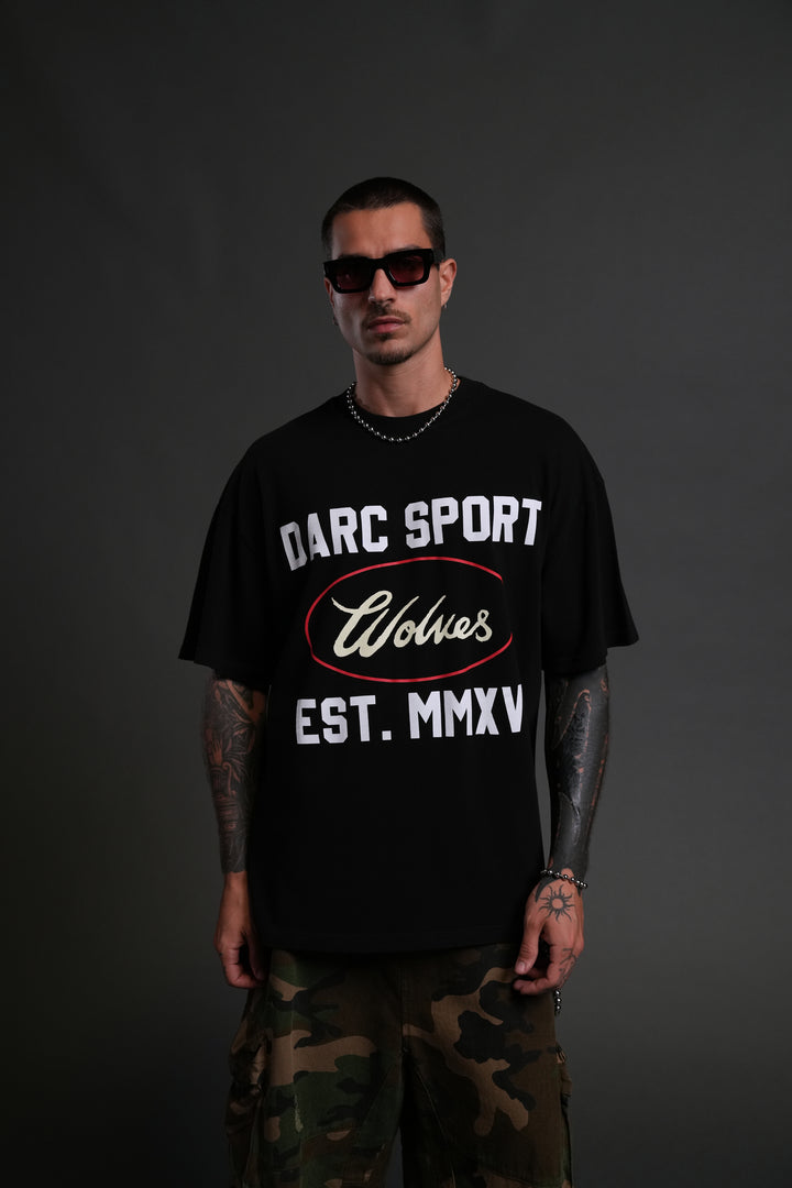 Darc Sport MMXV "Premium" Oversized Tee in Black