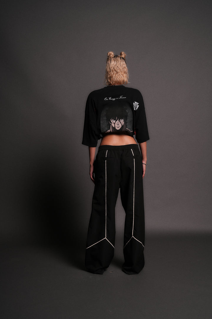 Unbreakable Will "Premium" Oversized Tee in Black