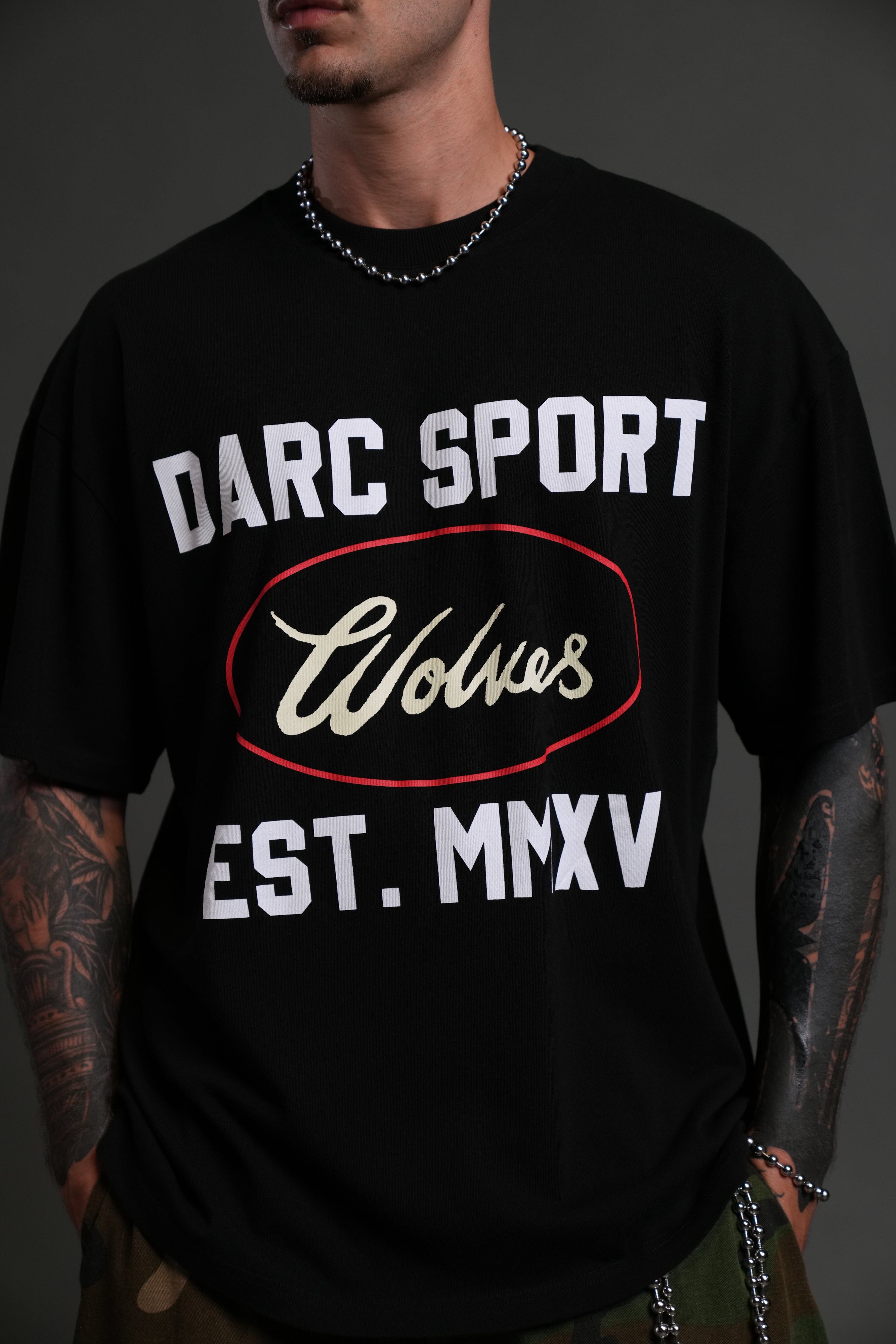 Darc Sport MMXV "Premium" Oversized Tee in Black