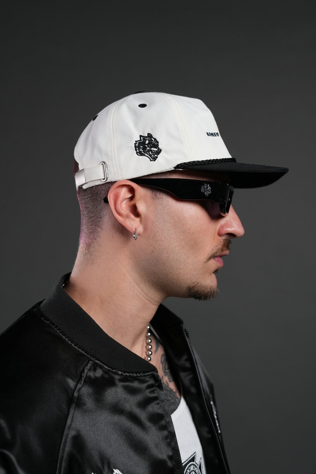 Doomed Love Paradise Hat in Cream/Black