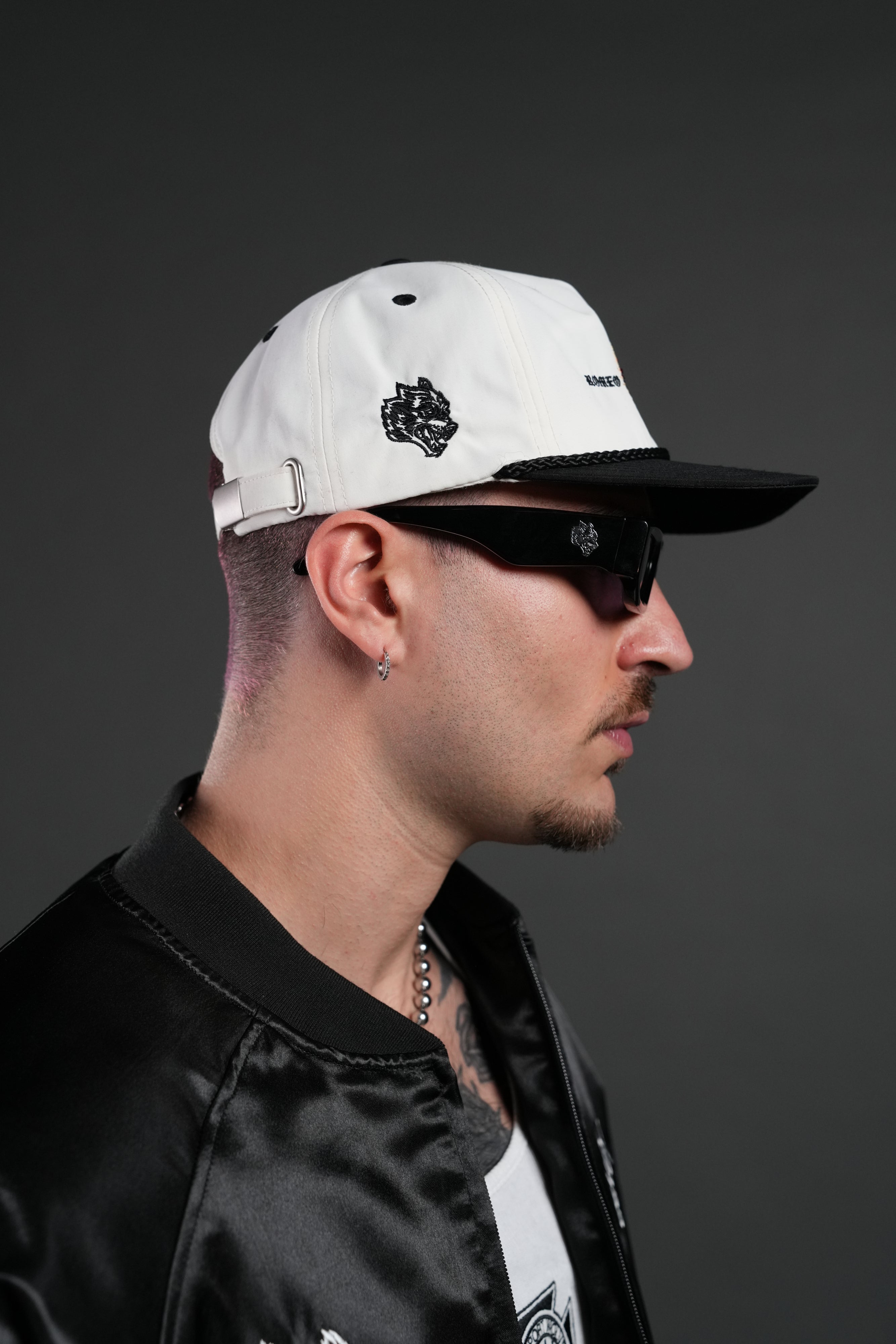 Doomed Love Paradise Hat in Cream/Black