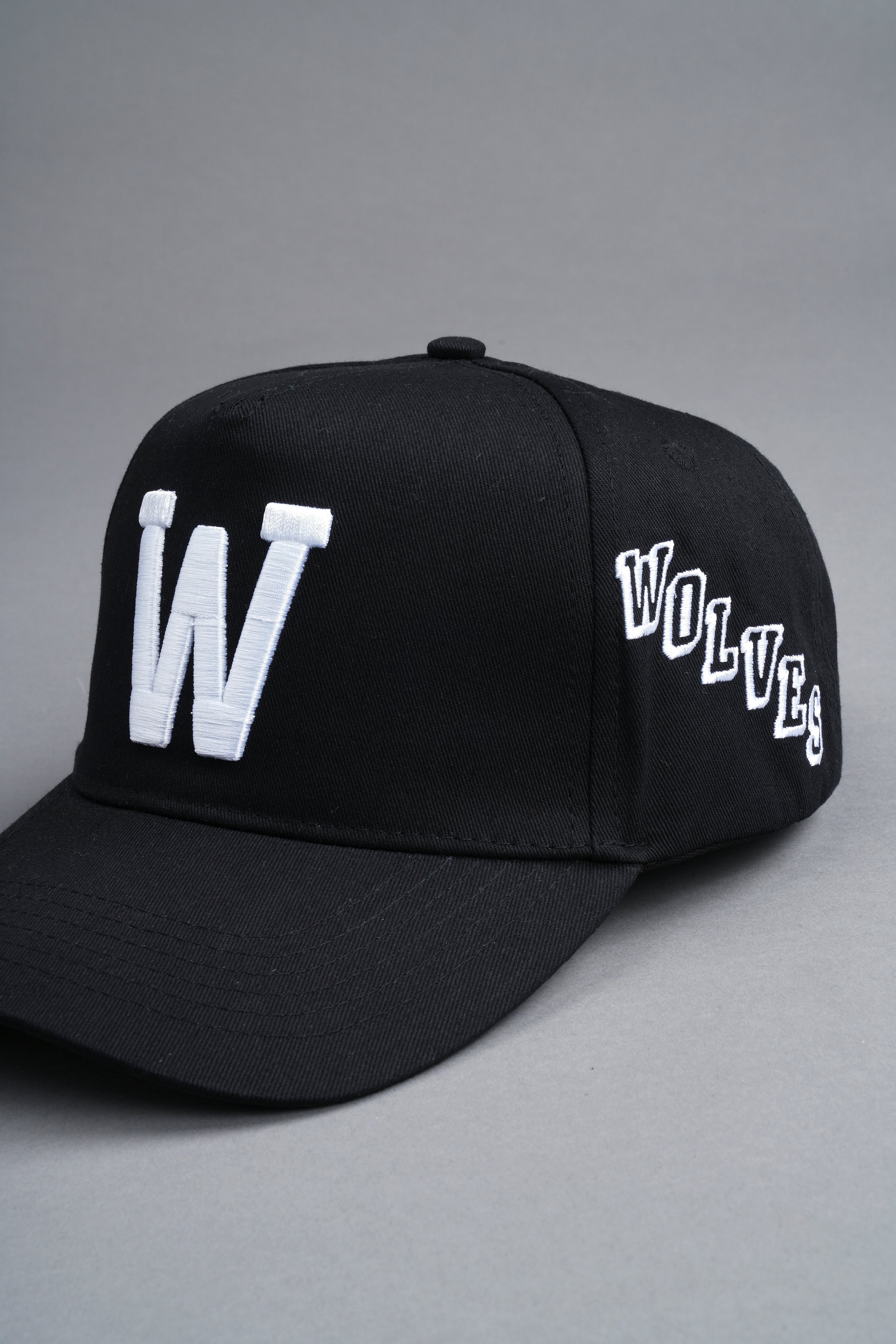 Wish You Were Here 5 Panel Hat in Black