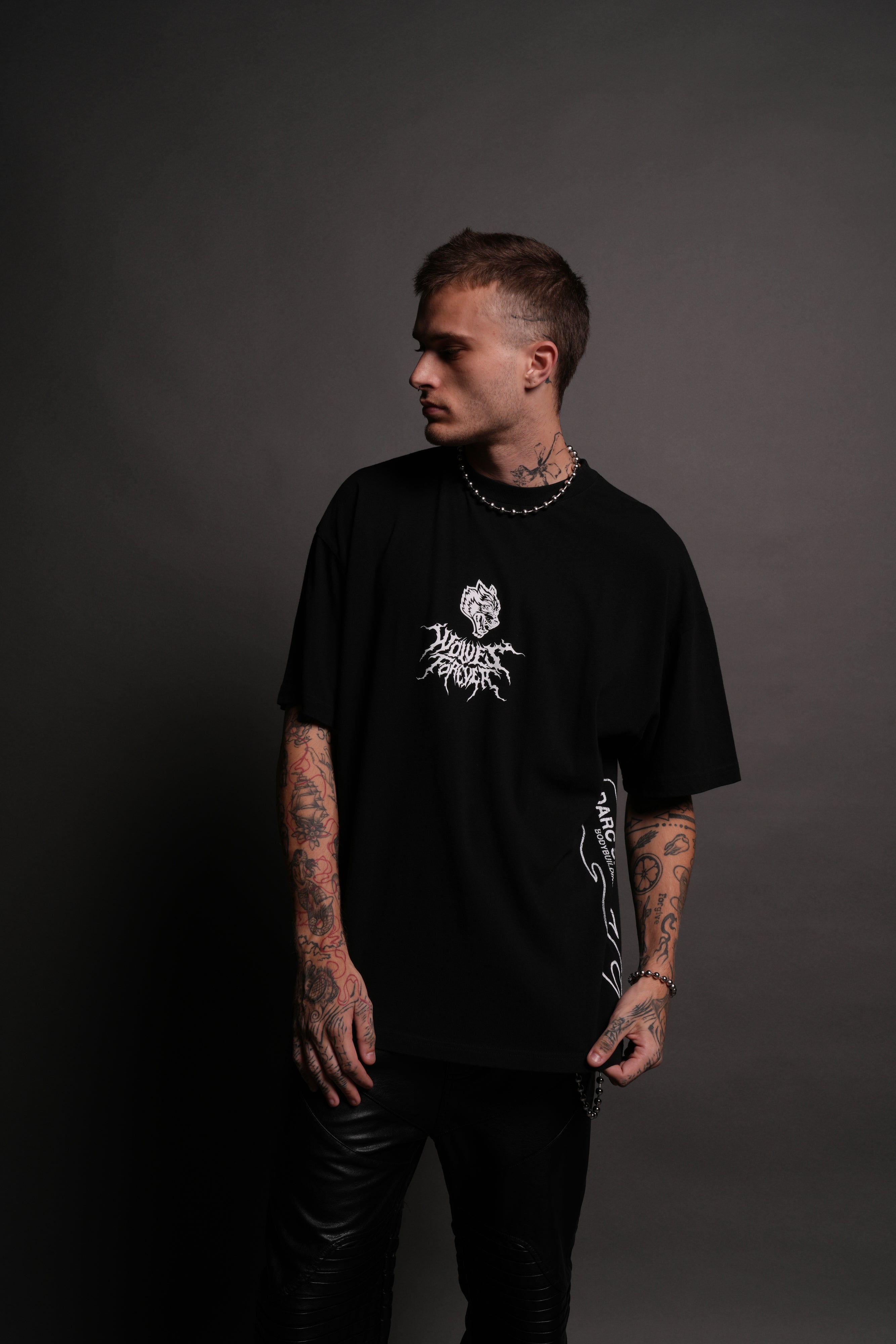 Obito Uchiha "Side By Side" Series Premium Tee in Black