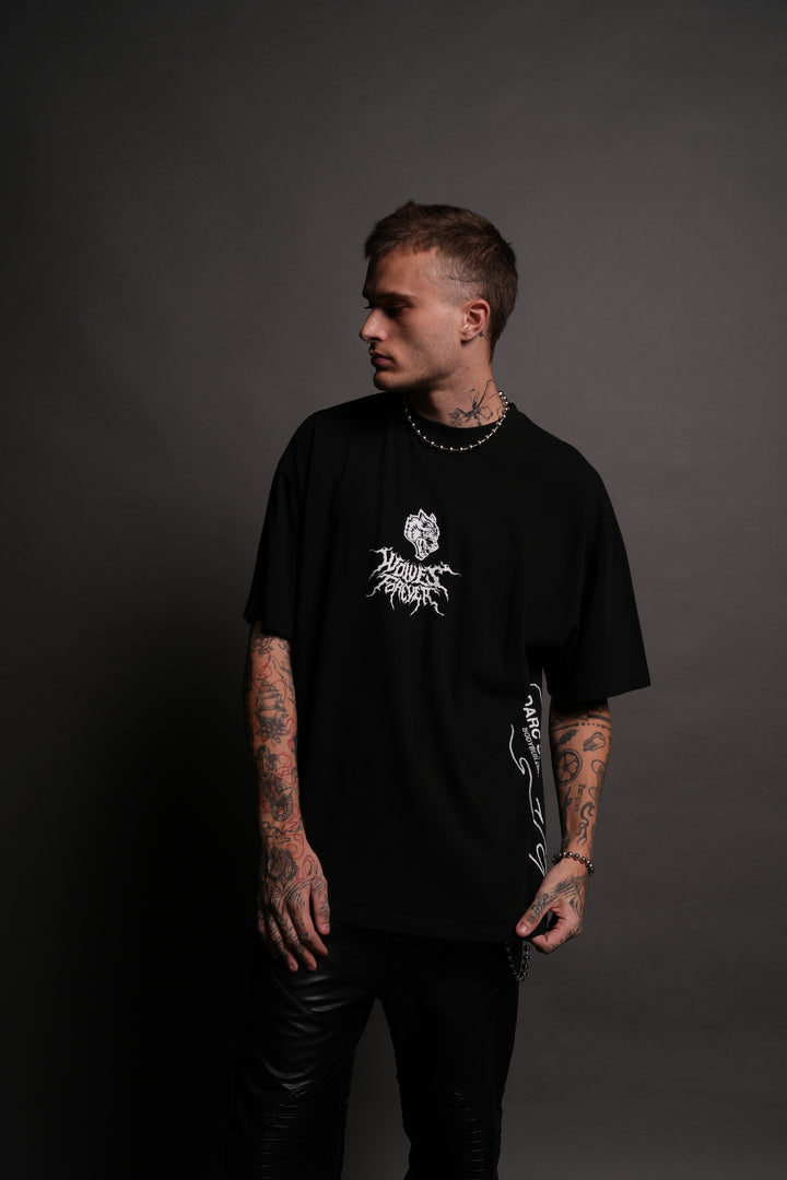 Obito Uchiha "Side By Side" Series Premium Tee in Black