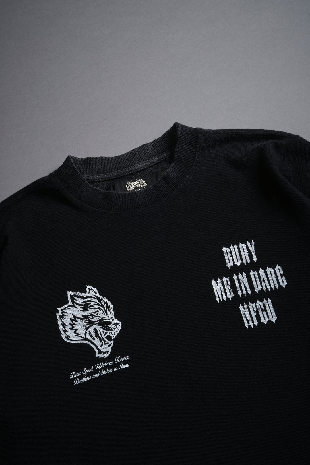 Bury Me In Darc NFGU "Premium" (Cropped) Tee in Black