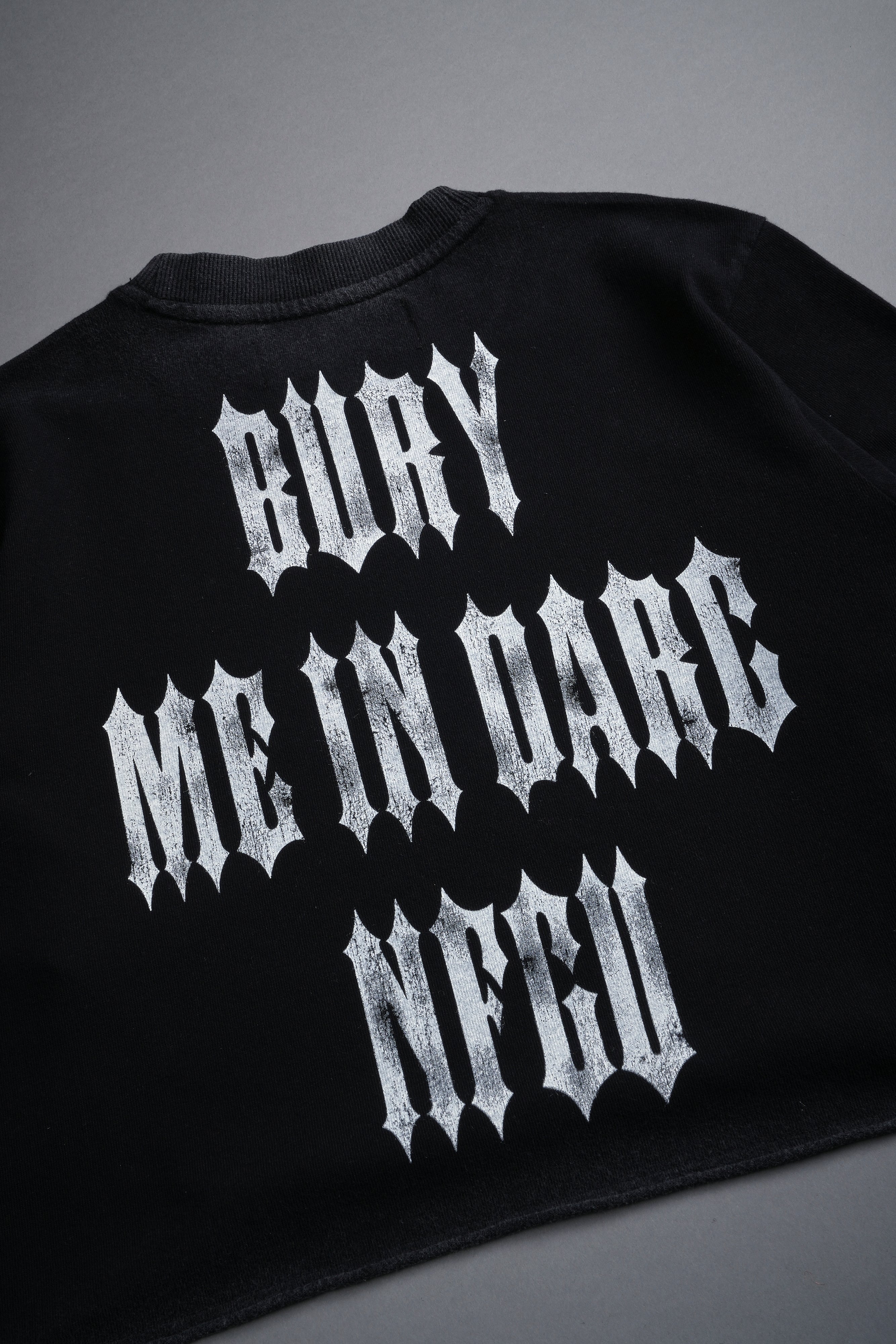 Bury Me In Darc NFGU "Premium" (Cropped) Tee in Black