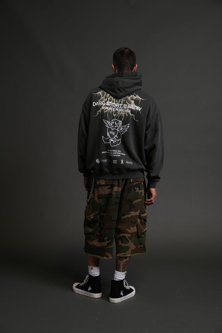 Cherub Core "Pierce" Hoodie in Wolf Gray