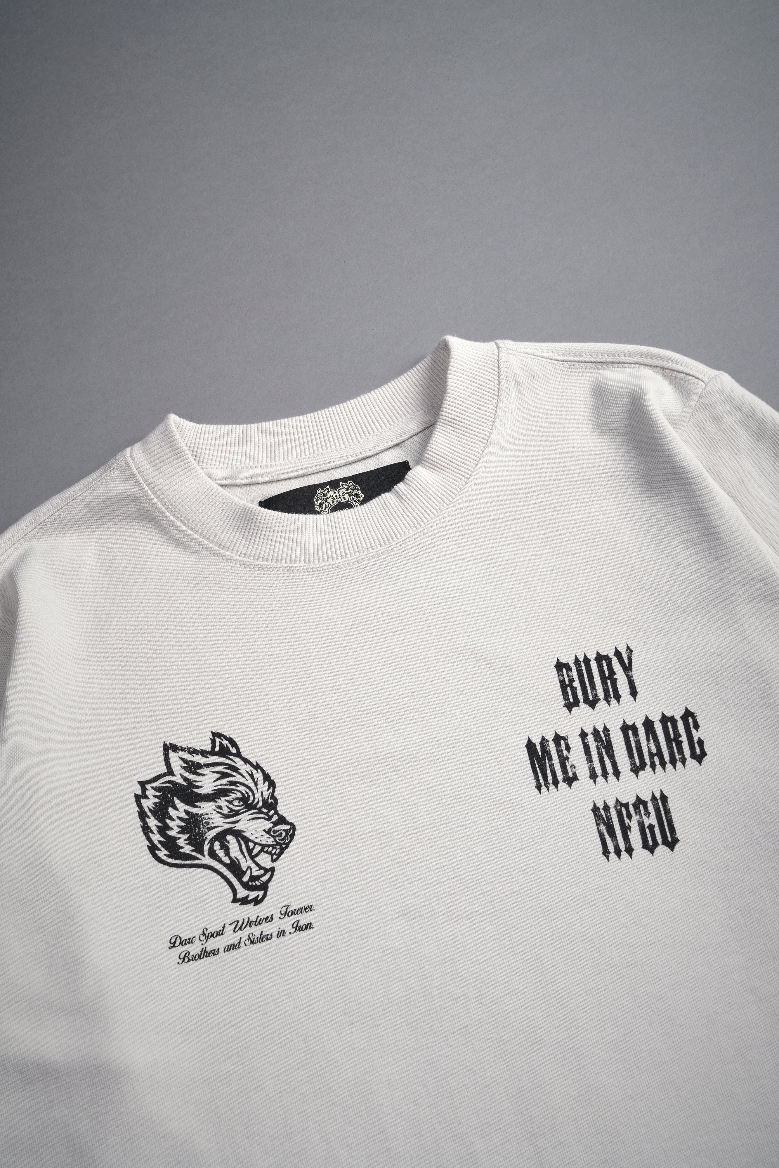 Bury Me In Darc NFGU "Premium" (Cropped) Tee in Stone