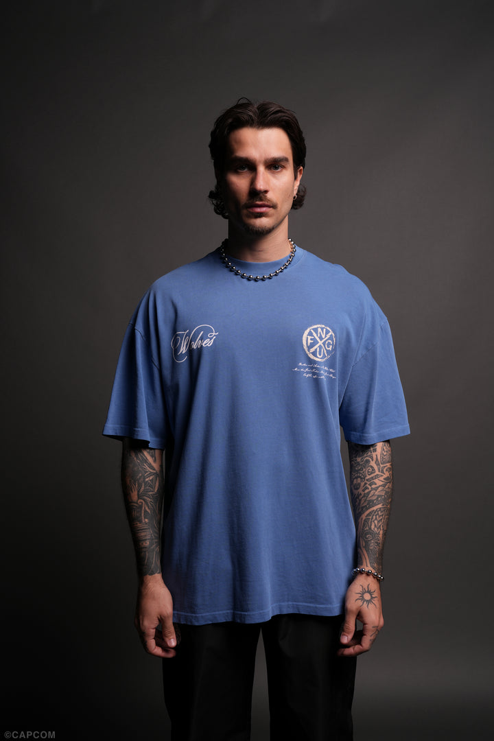 (1 OF 500) Final Strike "Premium" Oversized Tee in  LA Blue