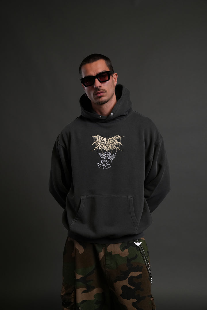 Cherub Core "Pierce" Hoodie in Wolf Gray