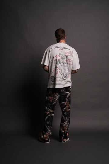 Rogue Wolf "Premium" Oversized Tee in Cream
