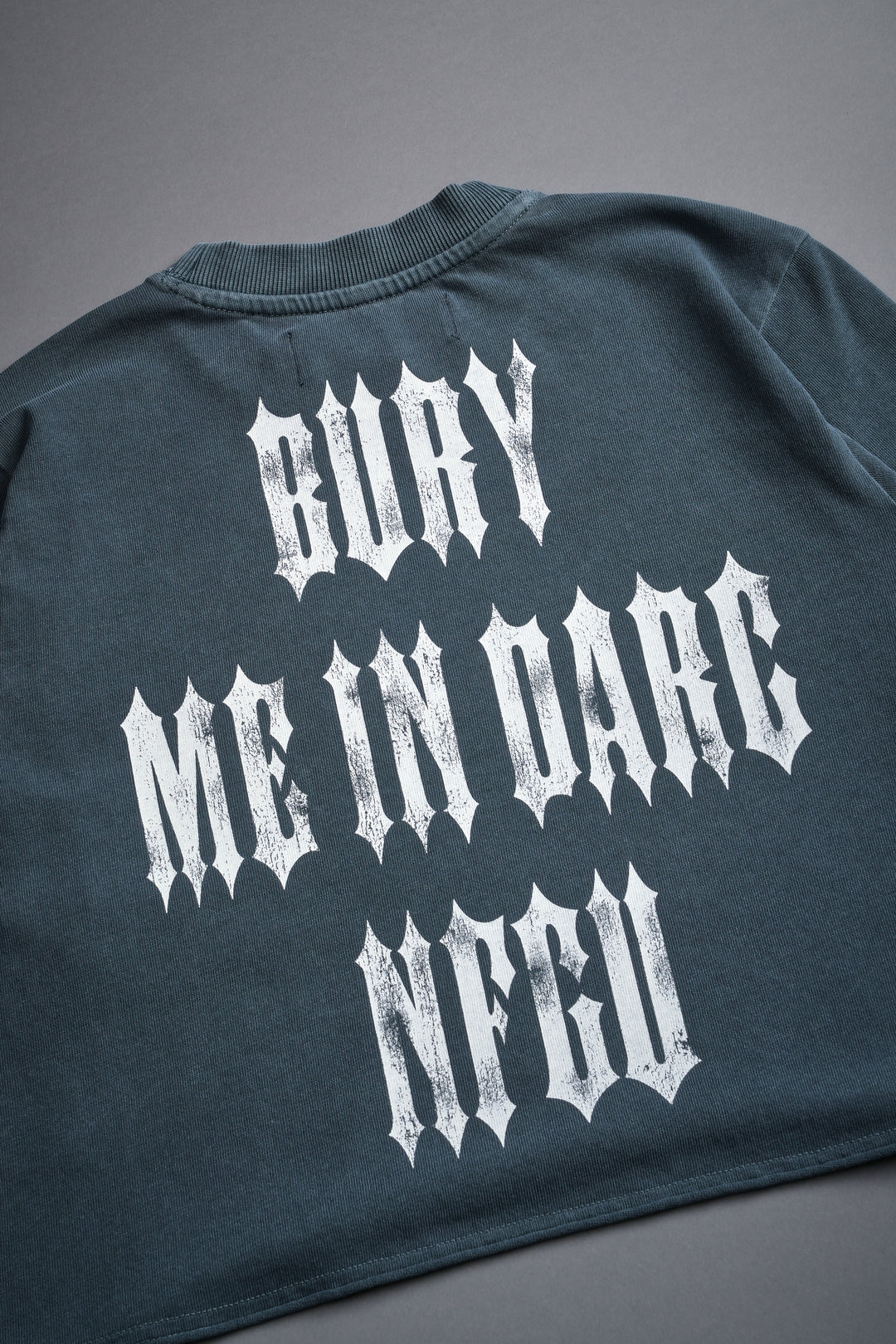 Bury Me In Darc NFGU "Premium" (Cropped) Tee in Darc Blue