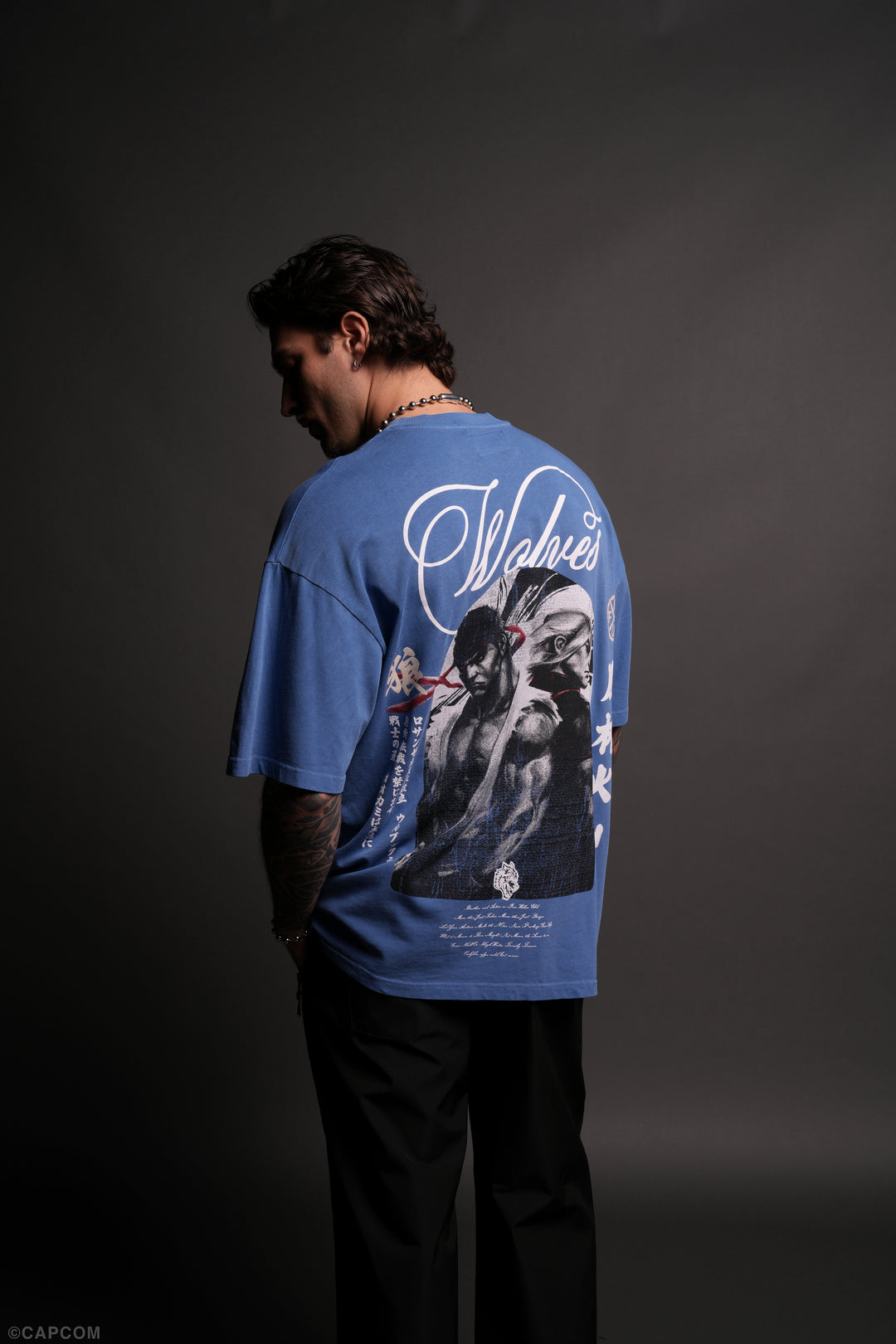 (1 OF 500) Final Strike "Premium" Oversized Tee in  LA Blue