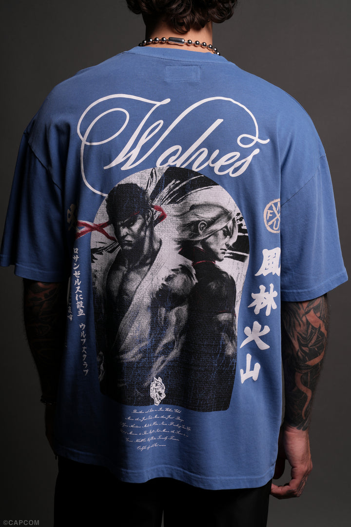 (1 OF 500) Final Strike "Premium" Oversized Tee in  LA Blue