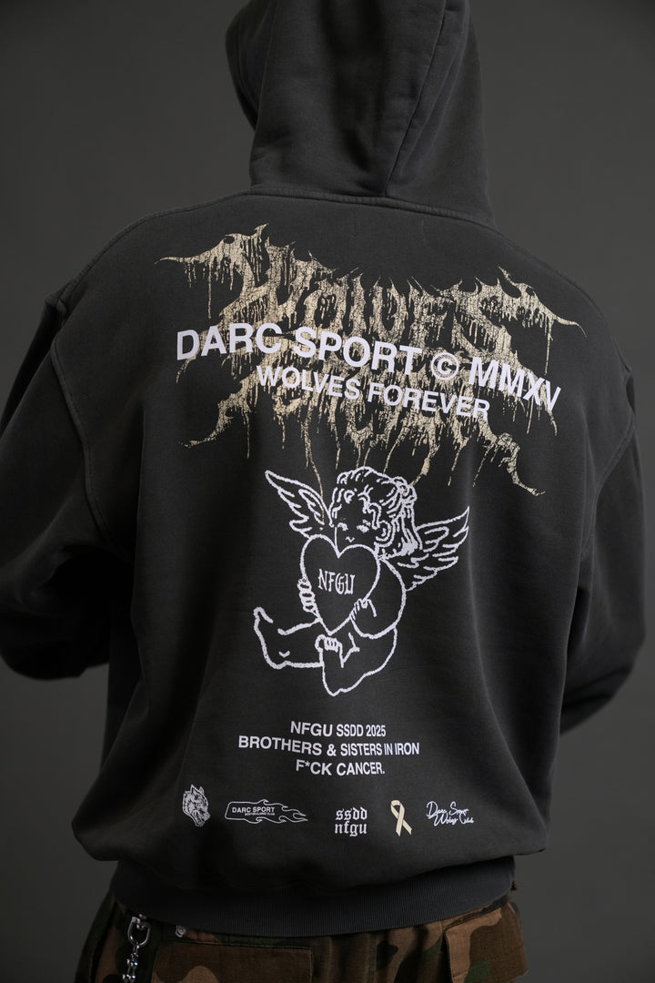 Cherub Core "Pierce" Hoodie in Wolf Gray