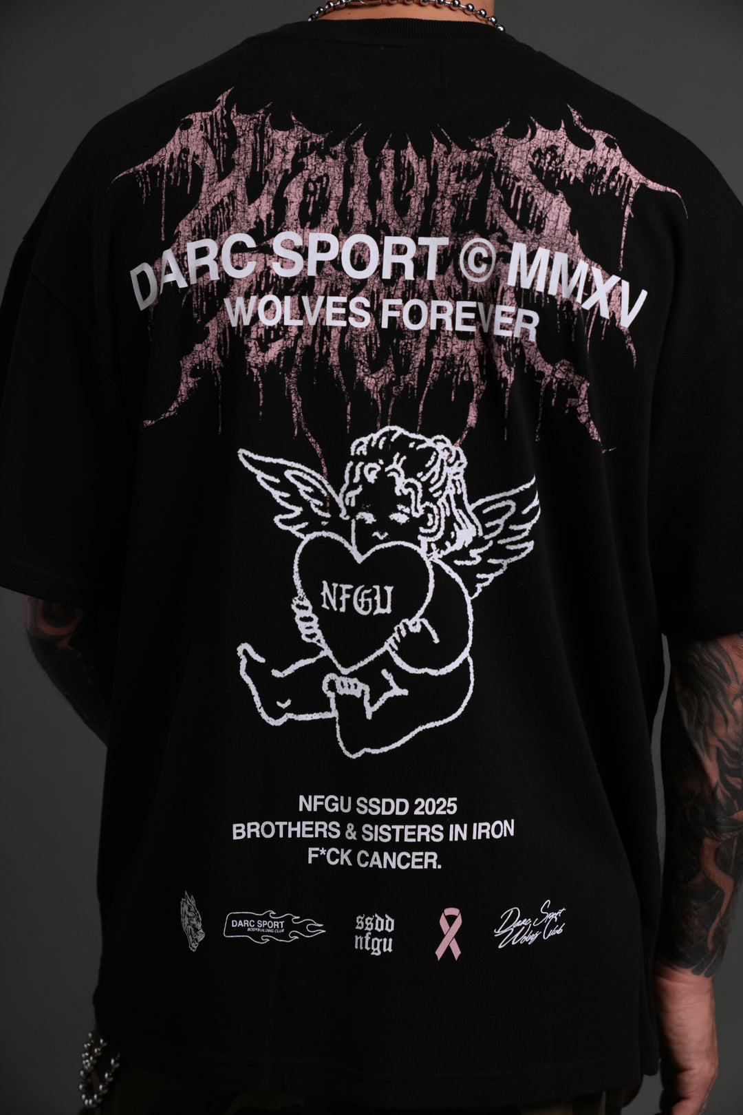 Cherub Core "Premium" Oversized Tee in Black