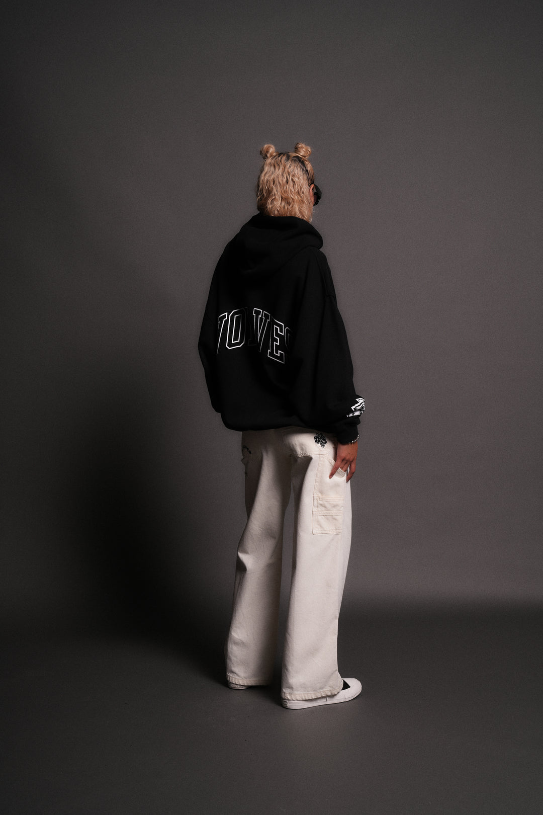 Enraged "Grunge" Hoodie in Black